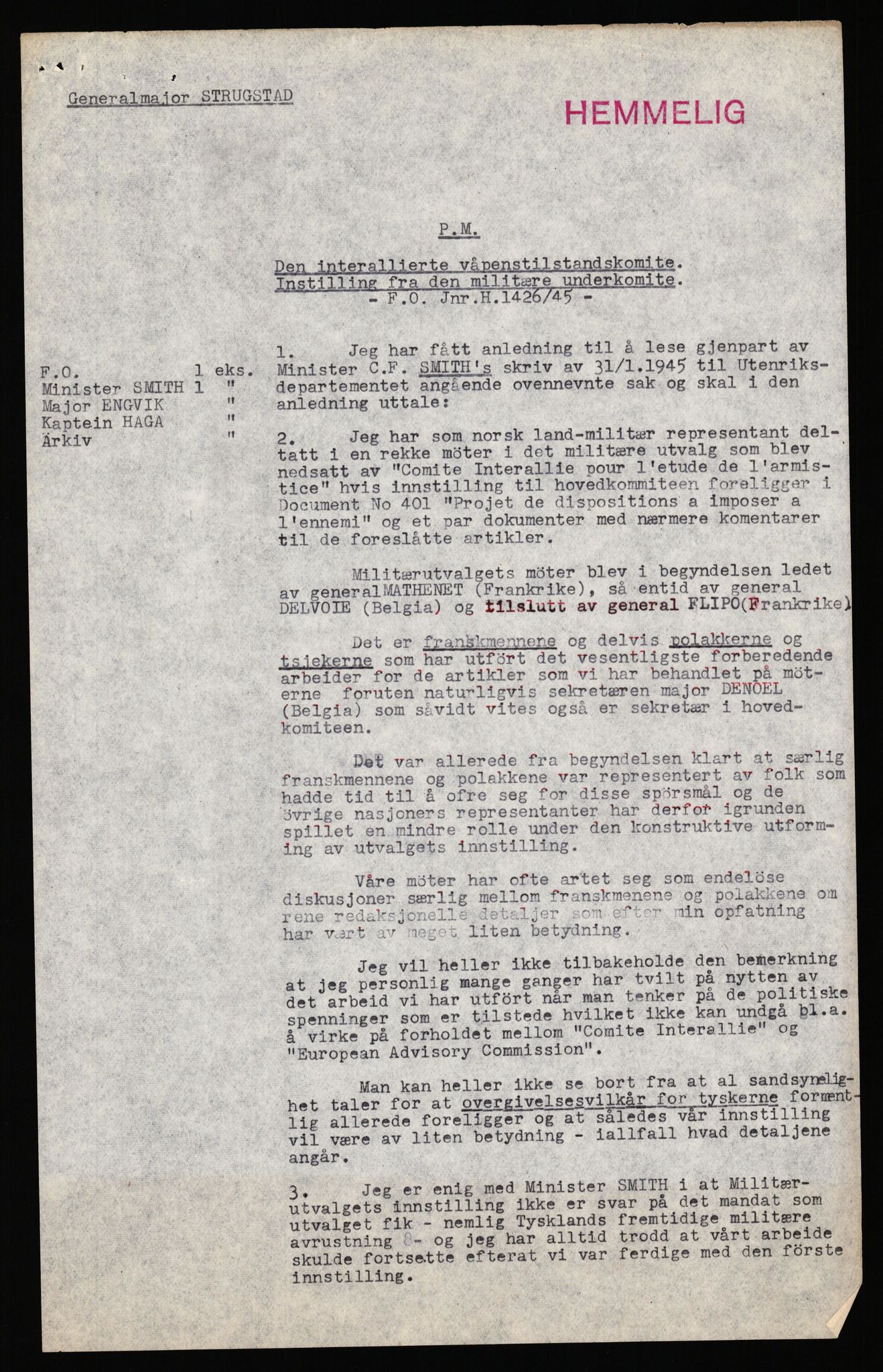 Forsvaret, Forsvarets krigshistoriske avdeling, RA/RAFA-2017/Y/Yf/L0210: II.C.11.2130-2136 - Den norske regjering i London., 1940-1959, s. 464