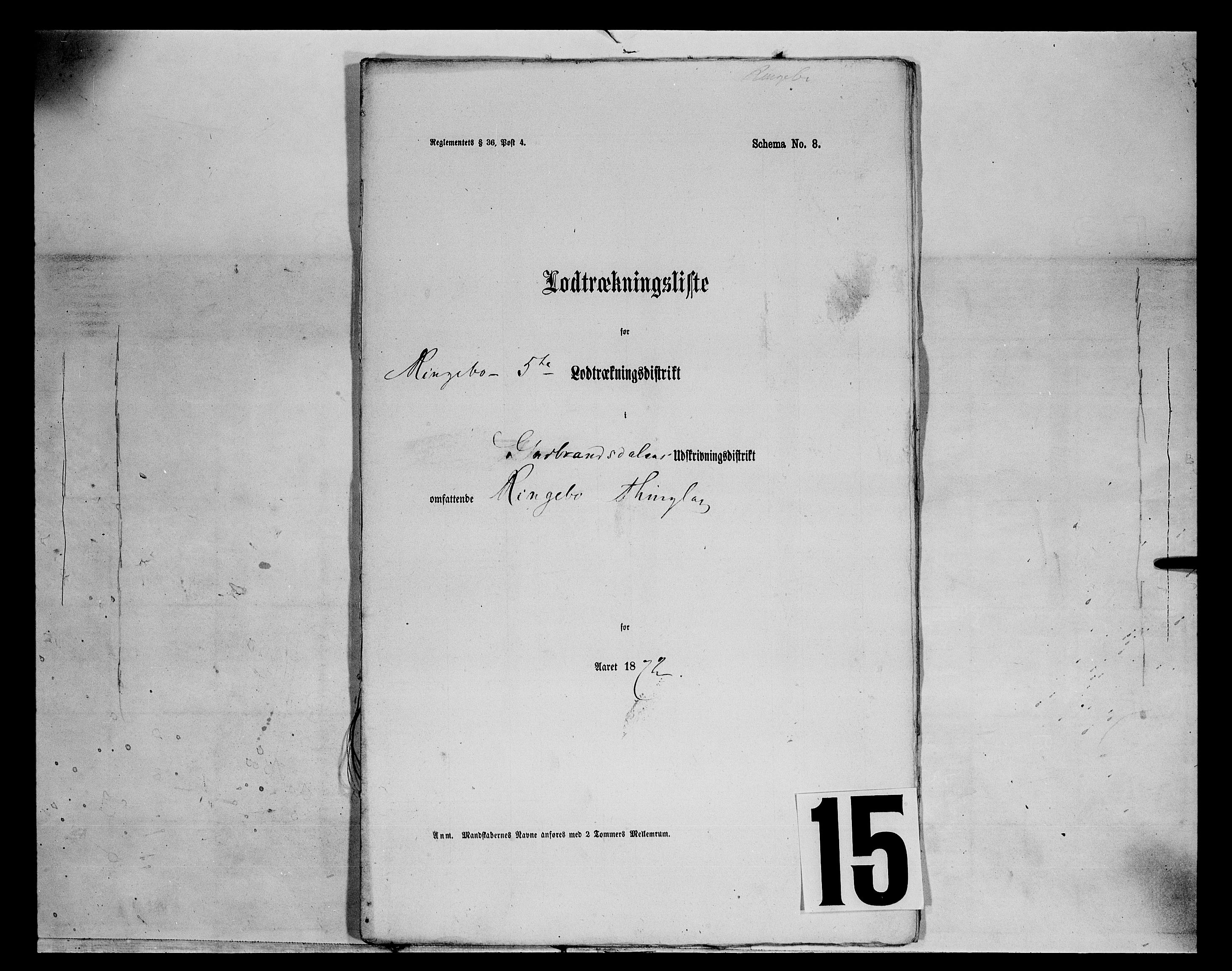 Fylkesmannen i Oppland, SAH/FYO-002/1/K/Kg/L1173: Ringebu og Øyer, 1860-1879, s. 277