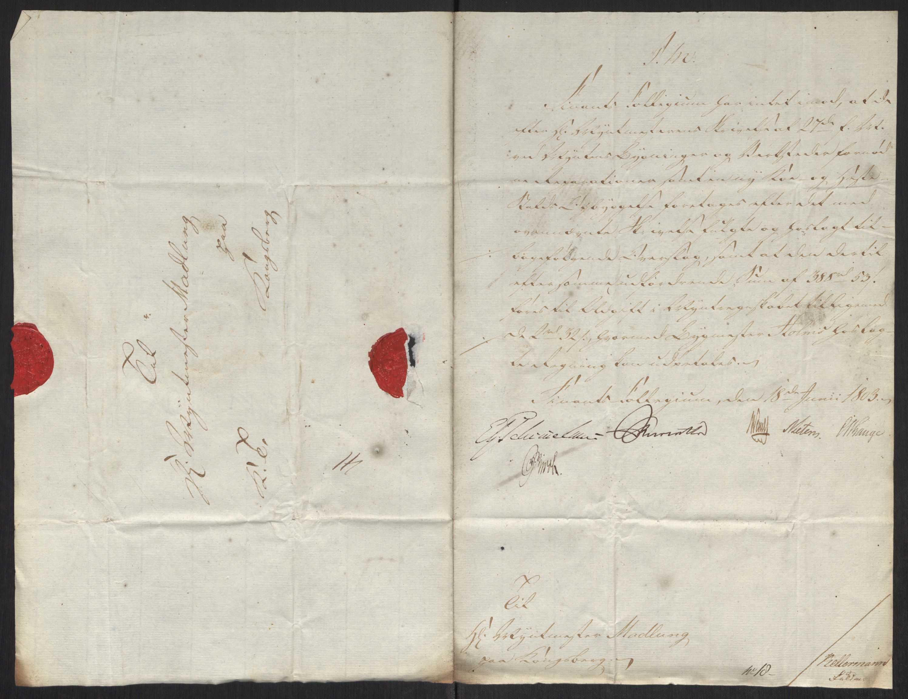 Rentekammeret inntil 1814, Realistisk ordnet avdeling, RA/EA-4070/Oa/L0008: [Y6]: Embetsbrev til myntmesteren på Kongsberg (1797-1806 og 1808-1813), 1797-1813, s. 145