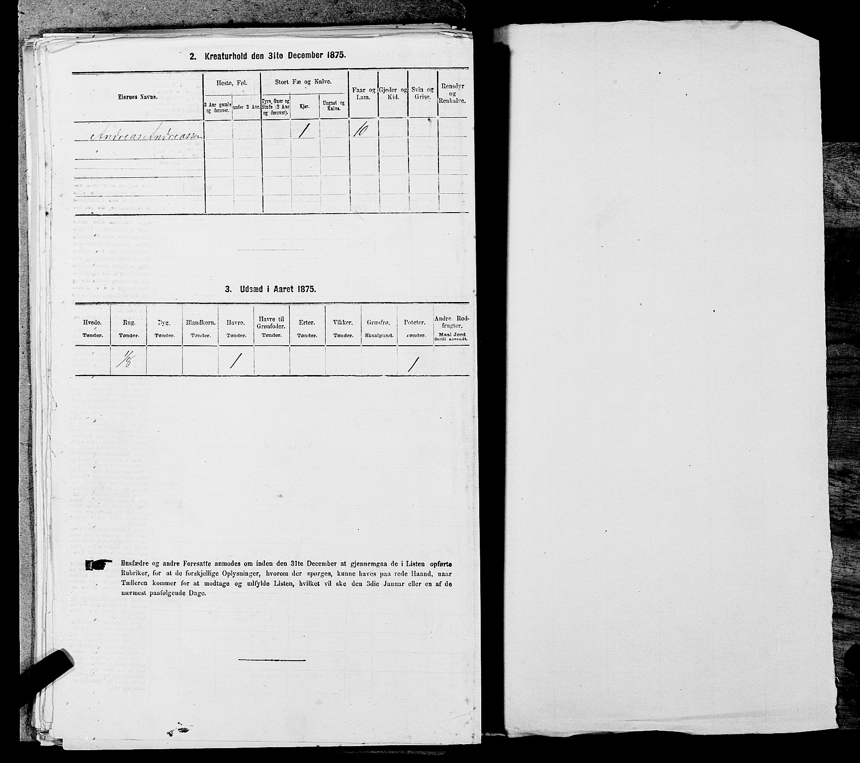 SAST, Folketelling 1875 for 1119P Hå prestegjeld, 1875, s. 469