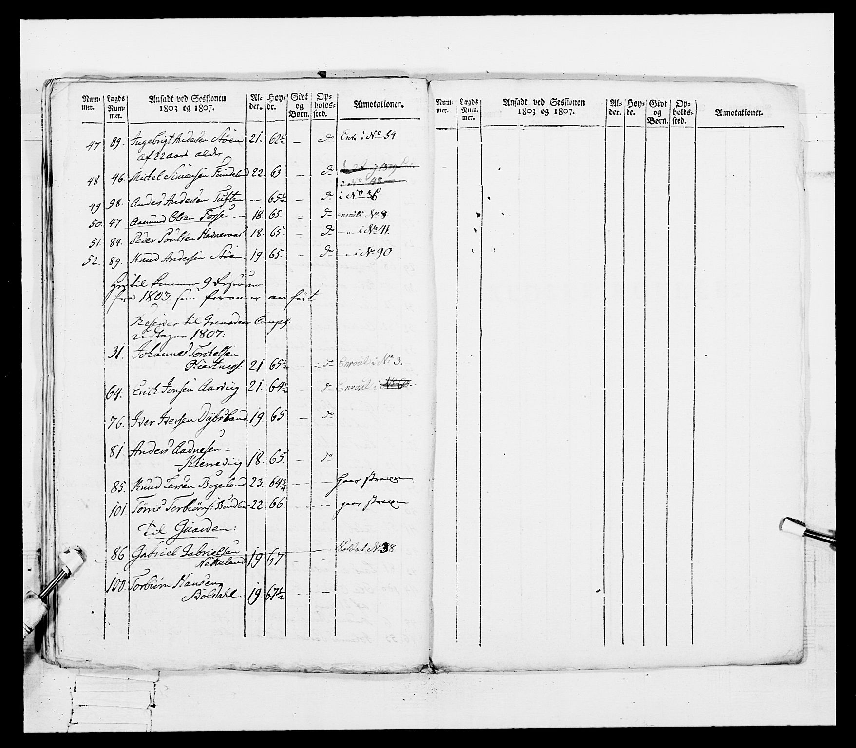 Generalitets- og kommissariatskollegiet, Det kongelige norske kommissariatskollegium, AV/RA-EA-5420/E/Eh/L0097: Bergenhusiske nasjonale infanteriregiment, 1803-1807, s. 319