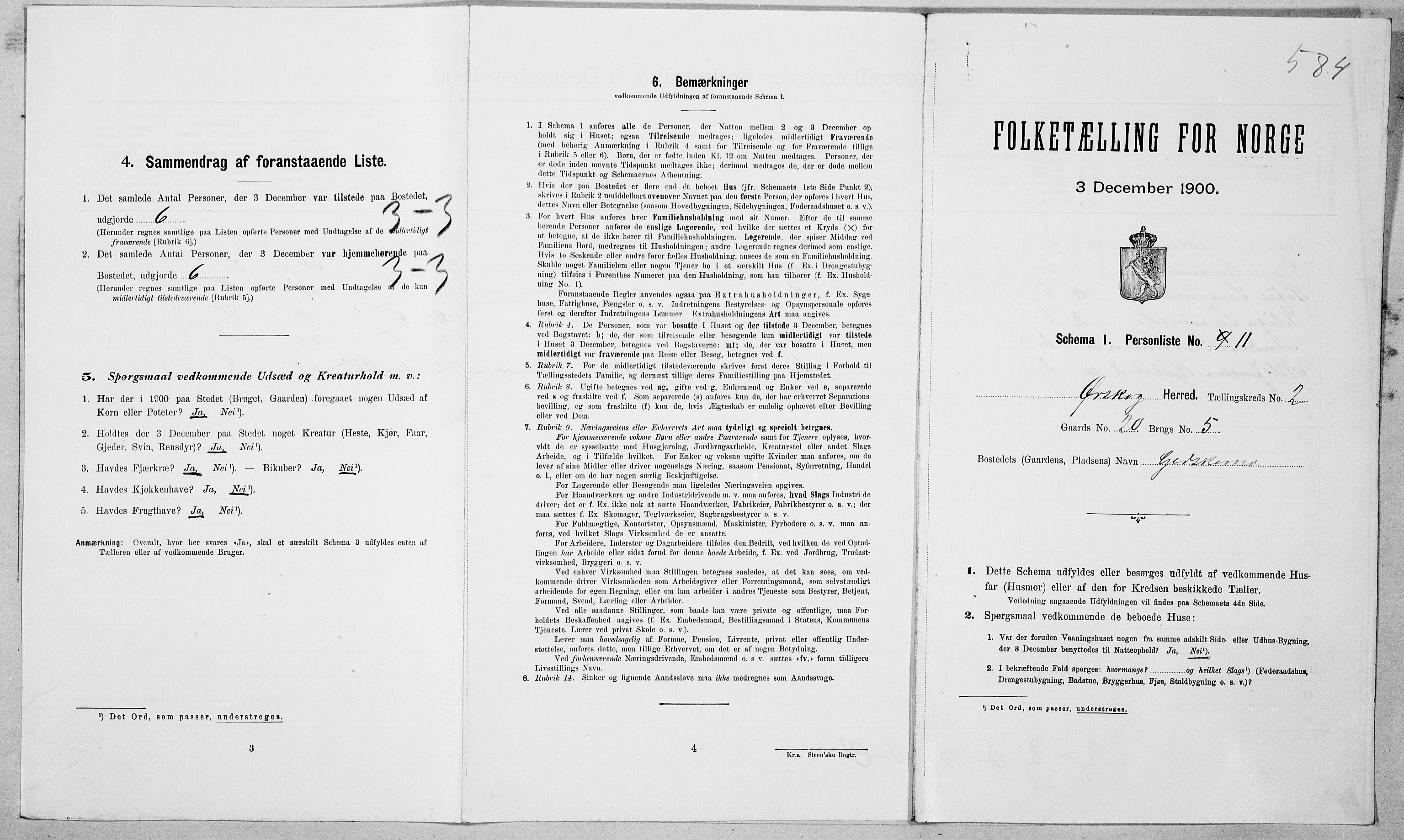 SAT, Folketelling 1900 for 1527 Ørskog herred, 1900, s. 229