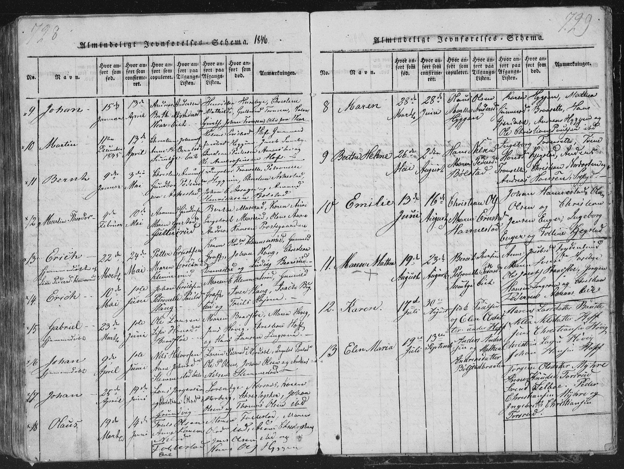 Røyken kirkebøker, AV/SAKO-A-241/G/Ga/L0003: Klokkerbok nr. 3, 1814-1856, s. 728-729