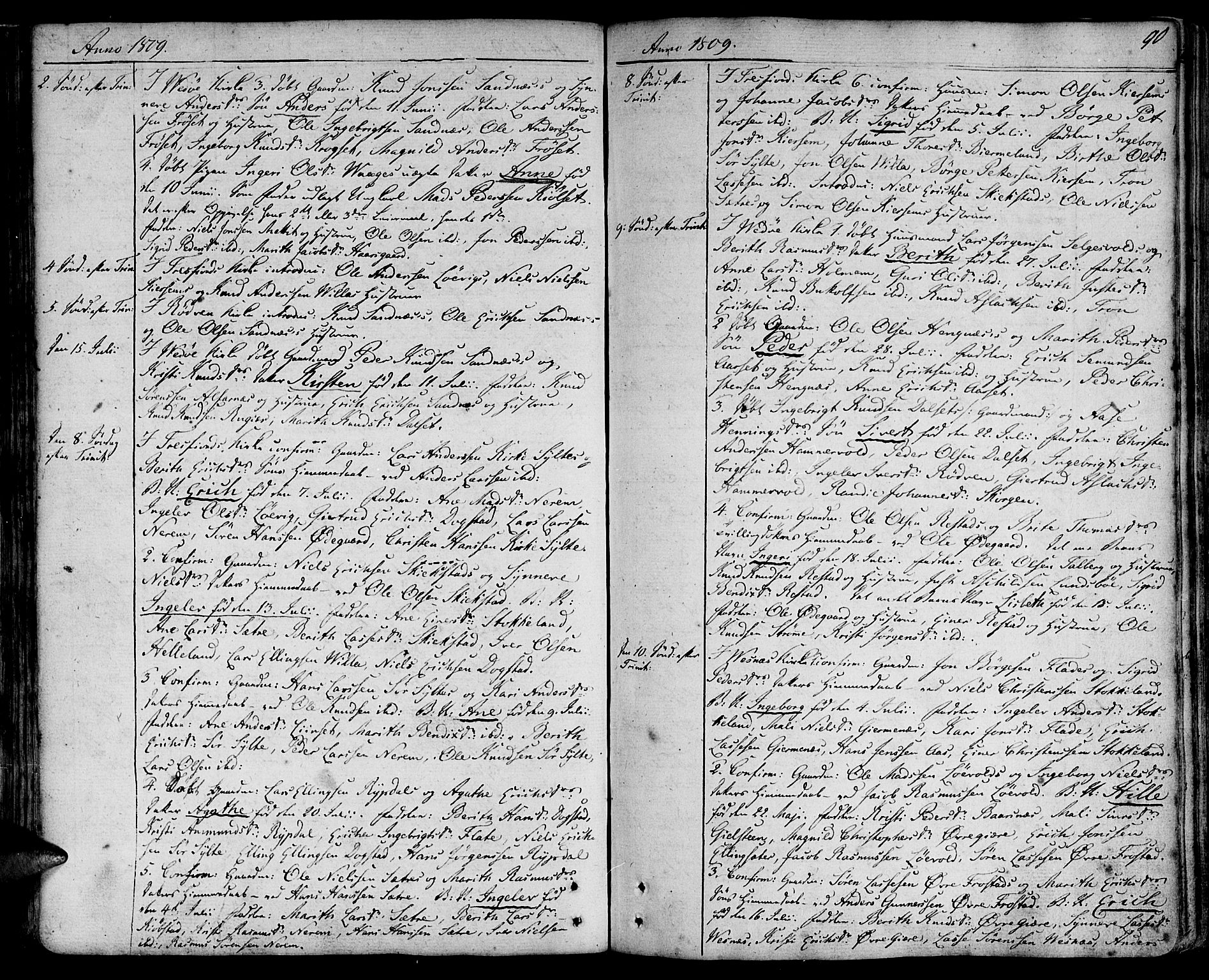 Ministerialprotokoller, klokkerbøker og fødselsregistre - Møre og Romsdal, AV/SAT-A-1454/547/L0601: Ministerialbok nr. 547A03, 1799-1818, s. 90