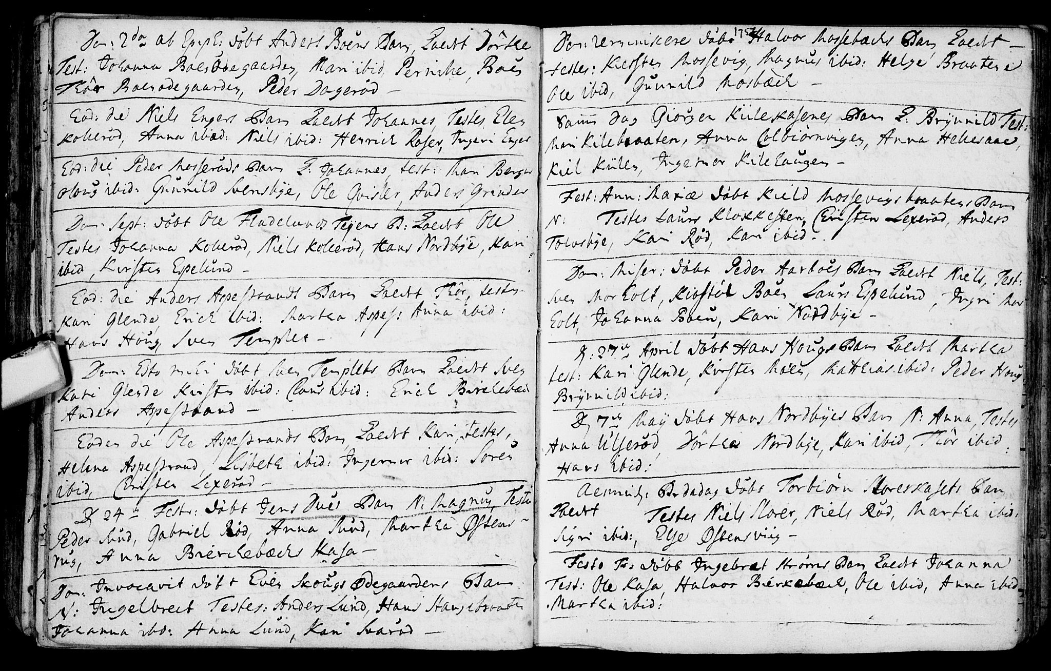 Aremark prestekontor Kirkebøker, AV/SAO-A-10899/F/Fa/L0002: Ministerialbok nr. I 2, 1745-1795