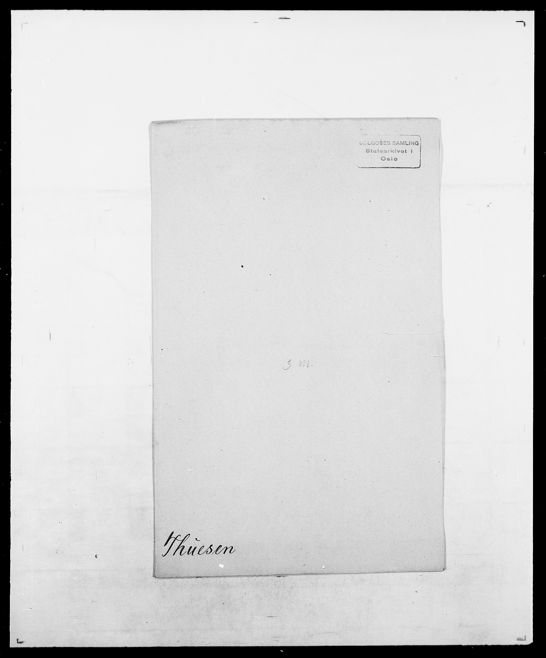 Delgobe, Charles Antoine - samling, SAO/PAO-0038/D/Da/L0038: Svanenskjold - Thornsohn, s. 1007