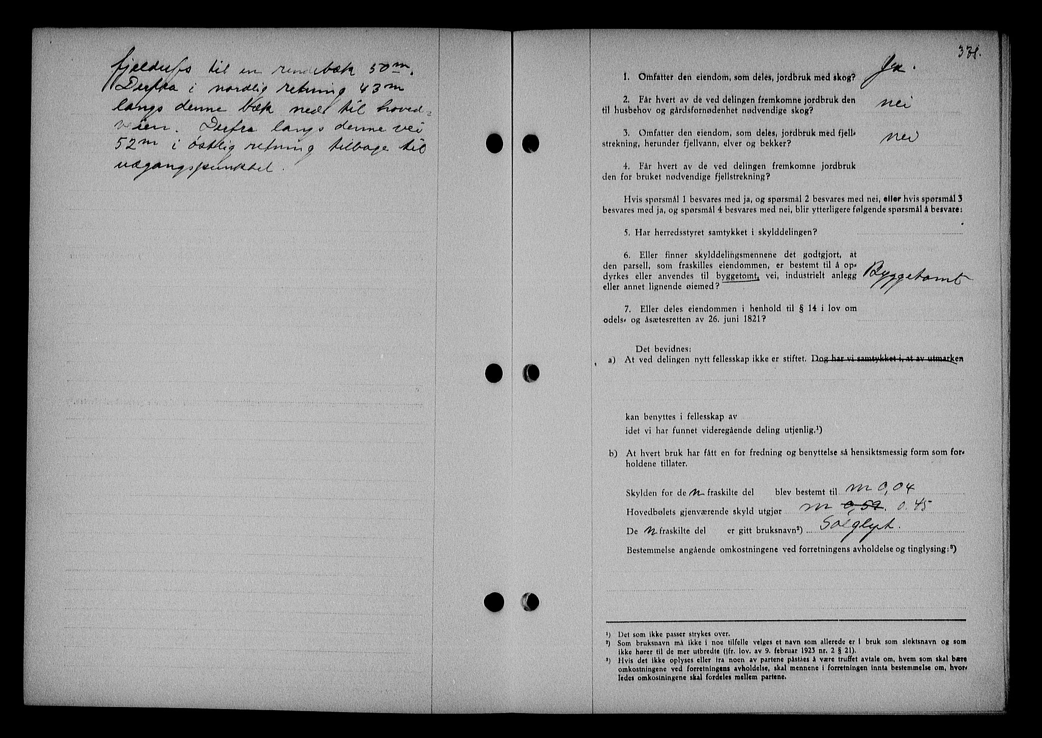 Nedenes sorenskriveri, SAK/1221-0006/G/Gb/Gba/L0043: Pantebok nr. 39, 1936-1937, Dagboknr: 342/1937