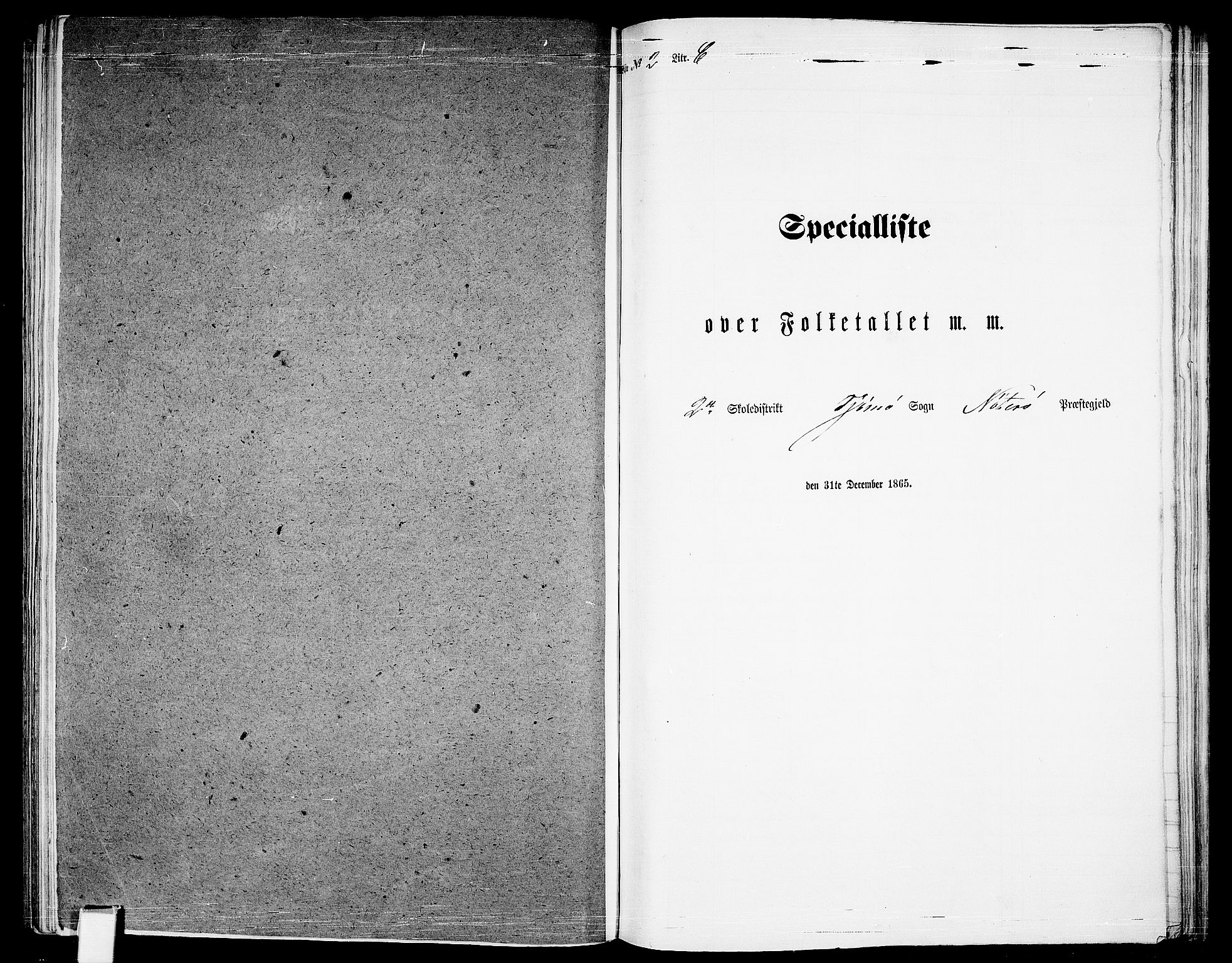 RA, Folketelling 1865 for 0722P Nøtterøy prestegjeld, 1865, s. 260