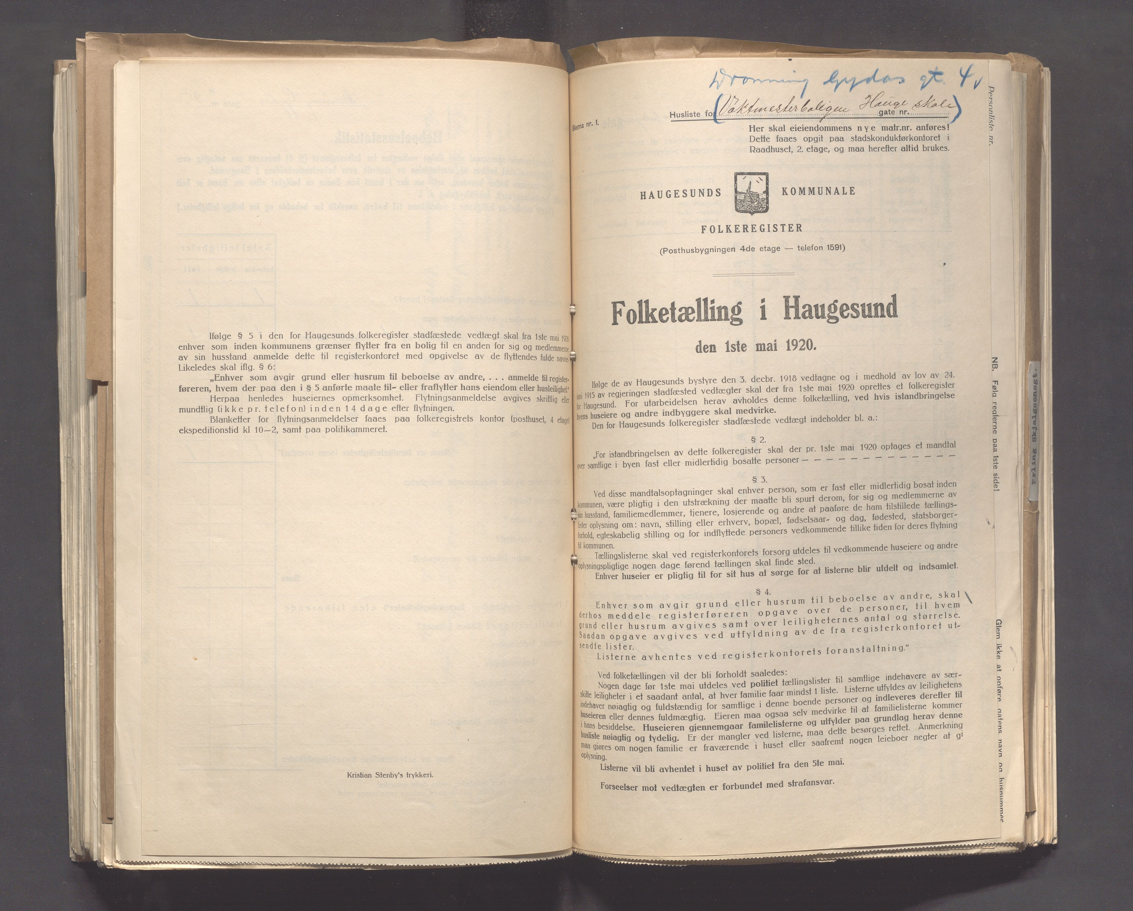 IKAR, Kommunal folketelling 1.5.1920 for Haugesund, 1920, s. 622