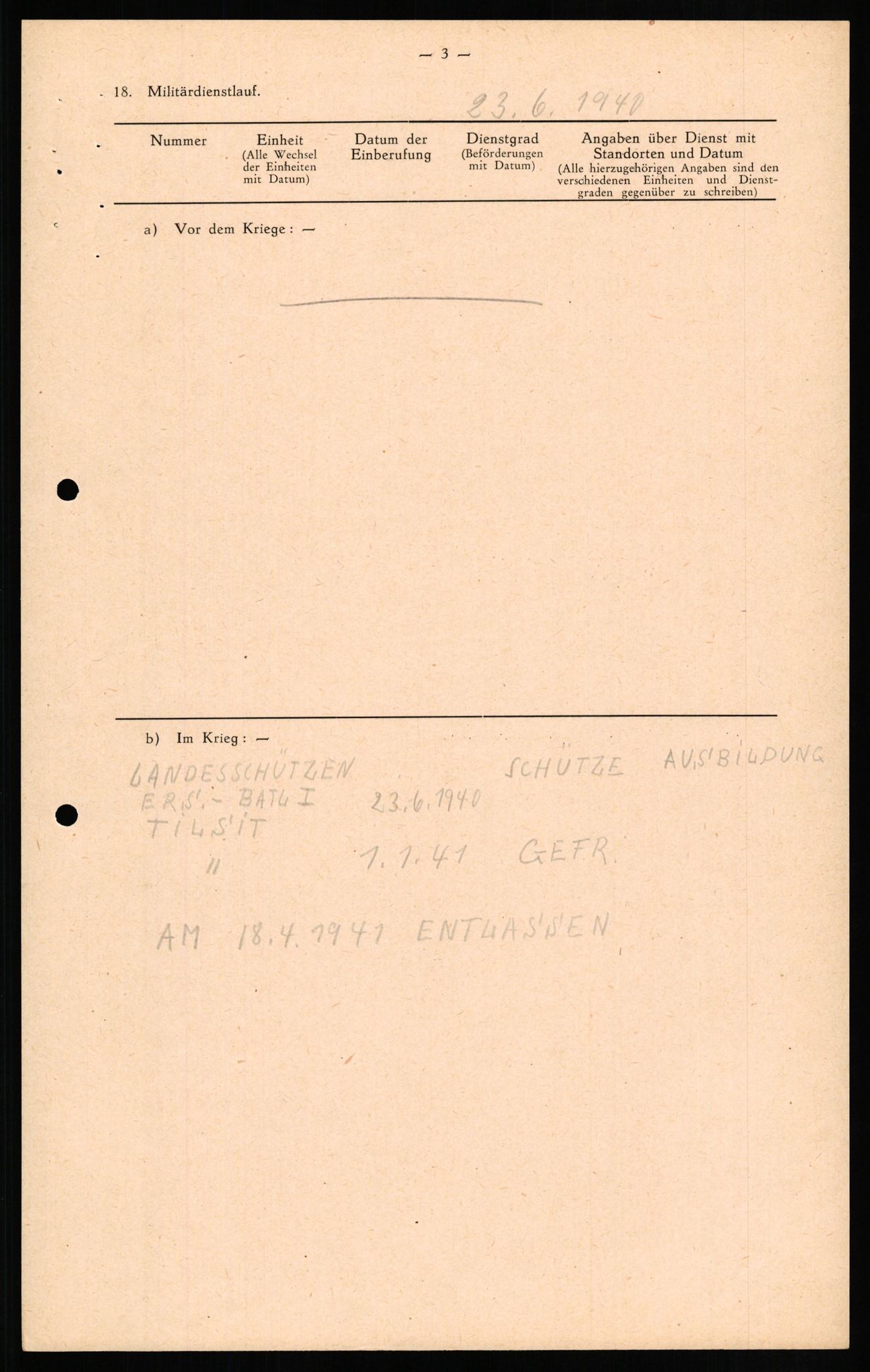 Forsvaret, Forsvarets overkommando II, AV/RA-RAFA-3915/D/Db/L0013: CI Questionaires. Tyske okkupasjonsstyrker i Norge. Tyskere., 1945-1946, s. 474