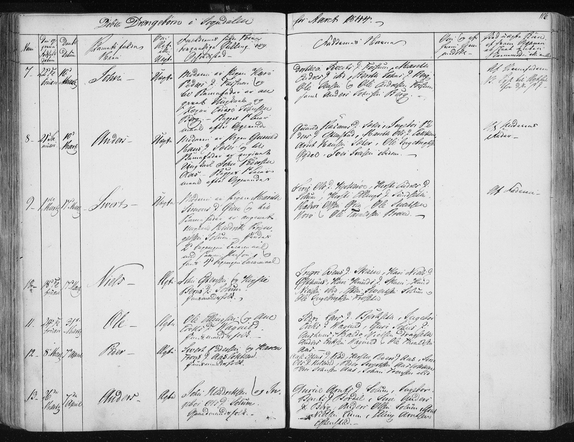 Ministerialprotokoller, klokkerbøker og fødselsregistre - Sør-Trøndelag, SAT/A-1456/687/L0999: Ministerialbok nr. 687A05 /3, 1843-1848, s. 106