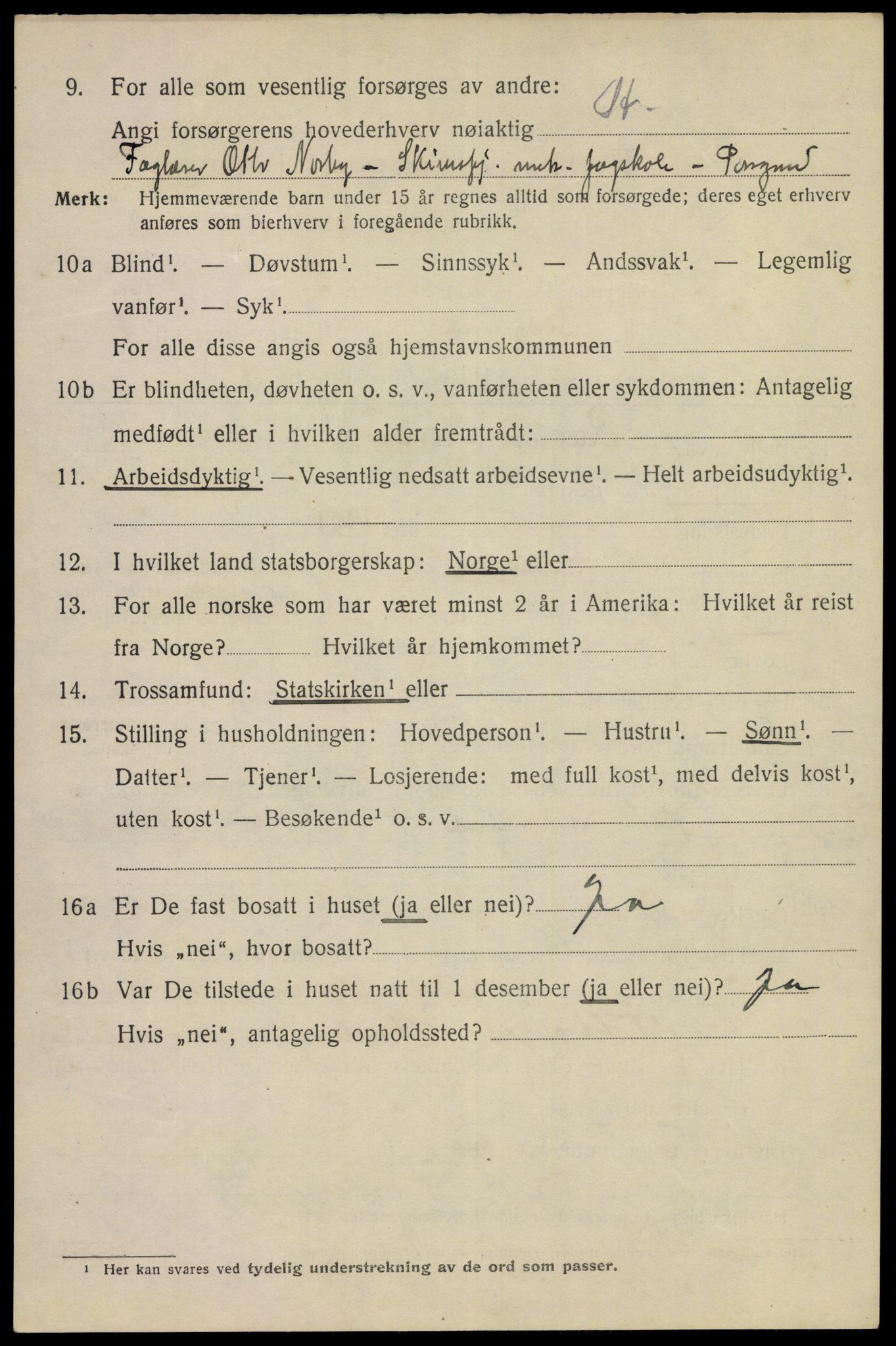 SAKO, Folketelling 1920 for 0805 Porsgrunn kjøpstad, 1920, s. 9458