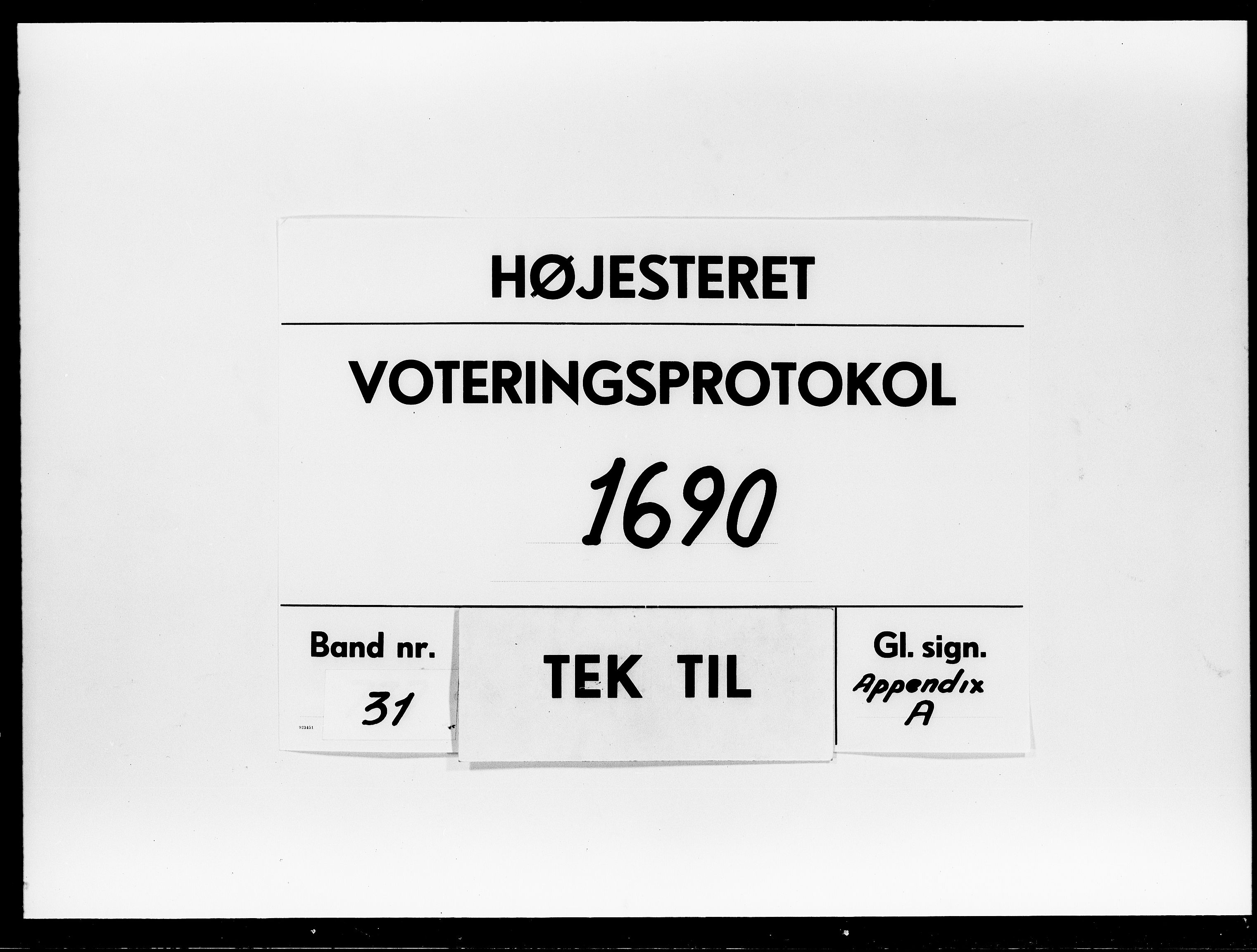 Højesteret, DRA/A-0009, 1690