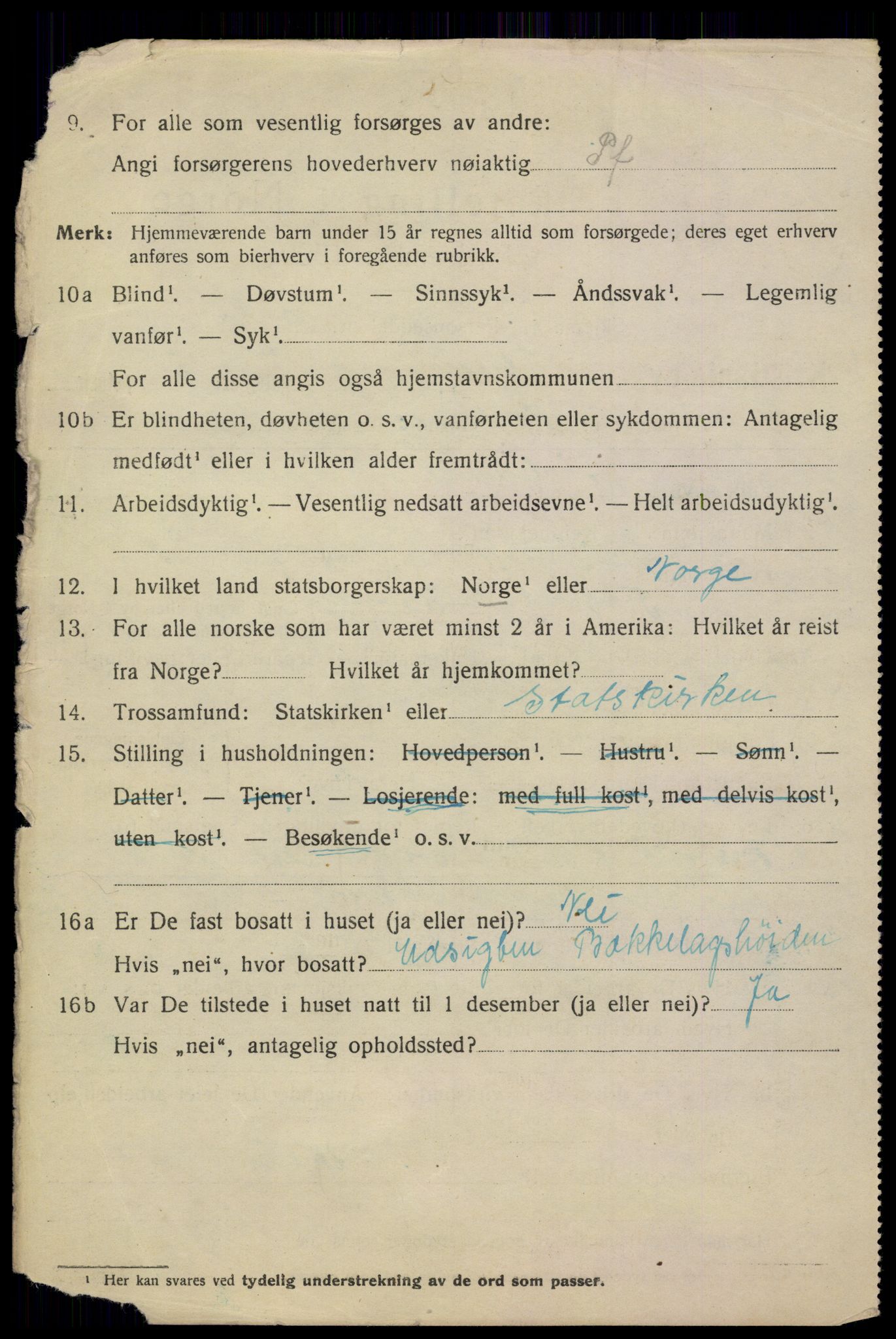 SAO, Folketelling 1920 for 0301 Kristiania kjøpstad, 1920, s. 570458