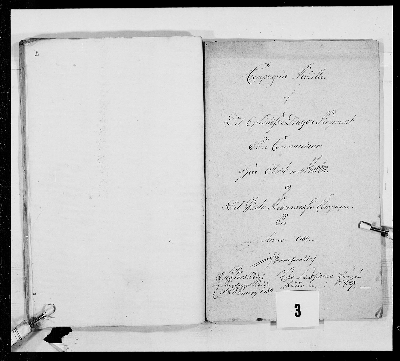 Generalitets- og kommissariatskollegiet, Det kongelige norske kommissariatskollegium, AV/RA-EA-5420/E/Eh/L0016: Opplandske dragonregiment, 1789-1801, s. 48