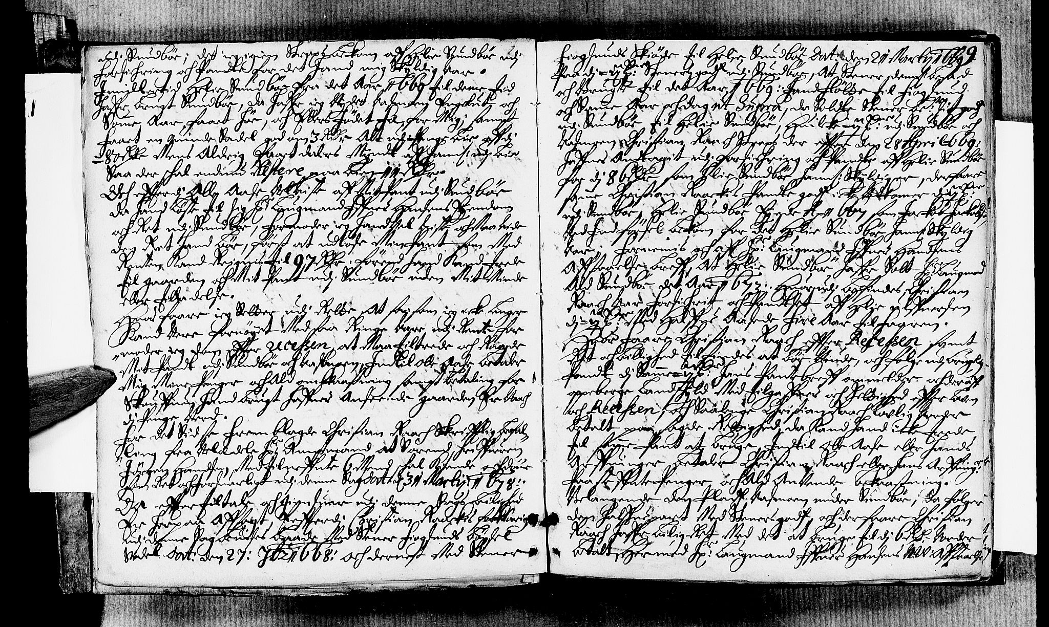 Vest-Telemark sorenskriveri, AV/SAKO-A-134/F/Fa/L0010: Tingbok, 1678, s. 9