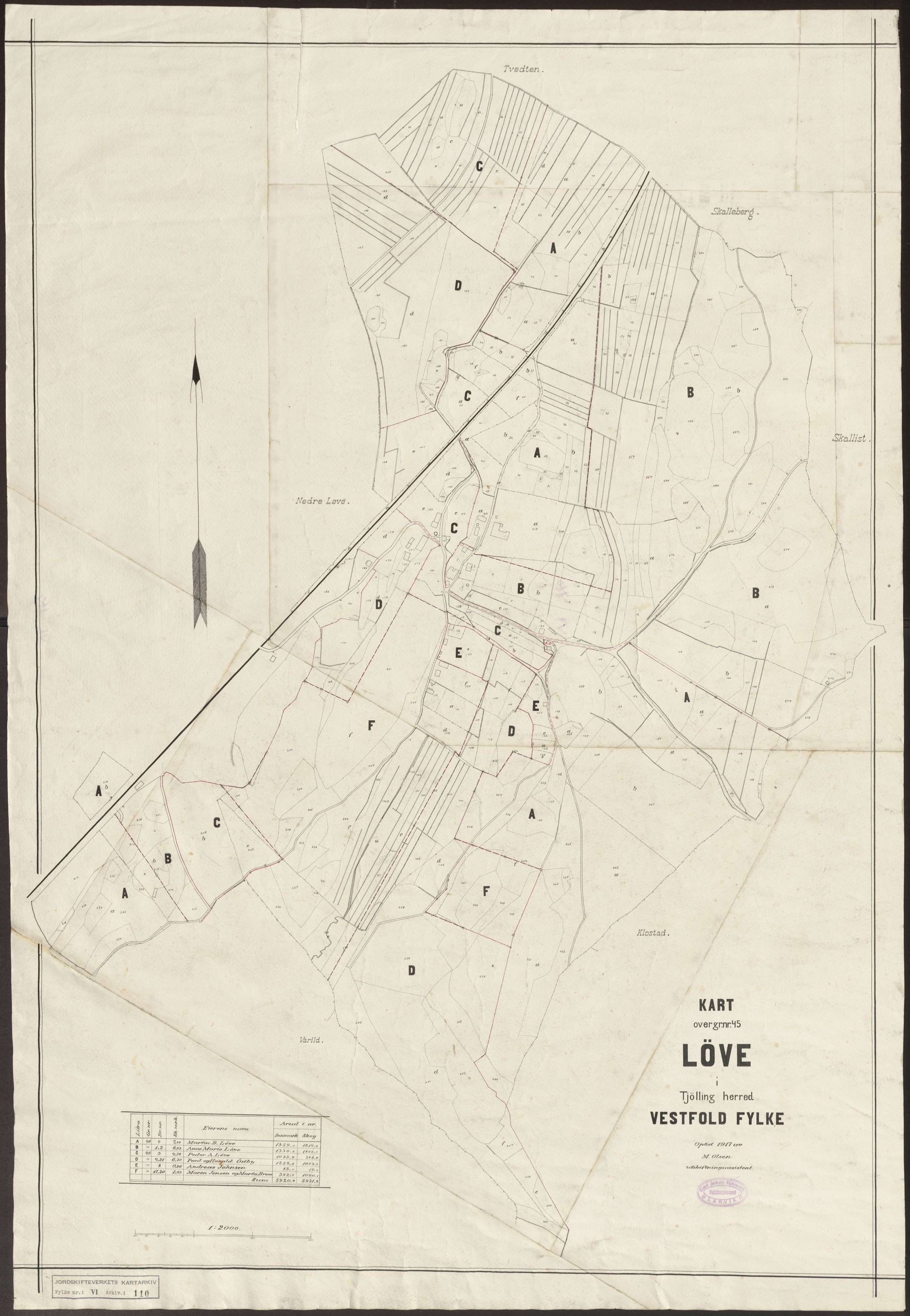 Jordskifteverkets kartarkiv, AV/RA-S-3929/T, 1859-1988, s. 131