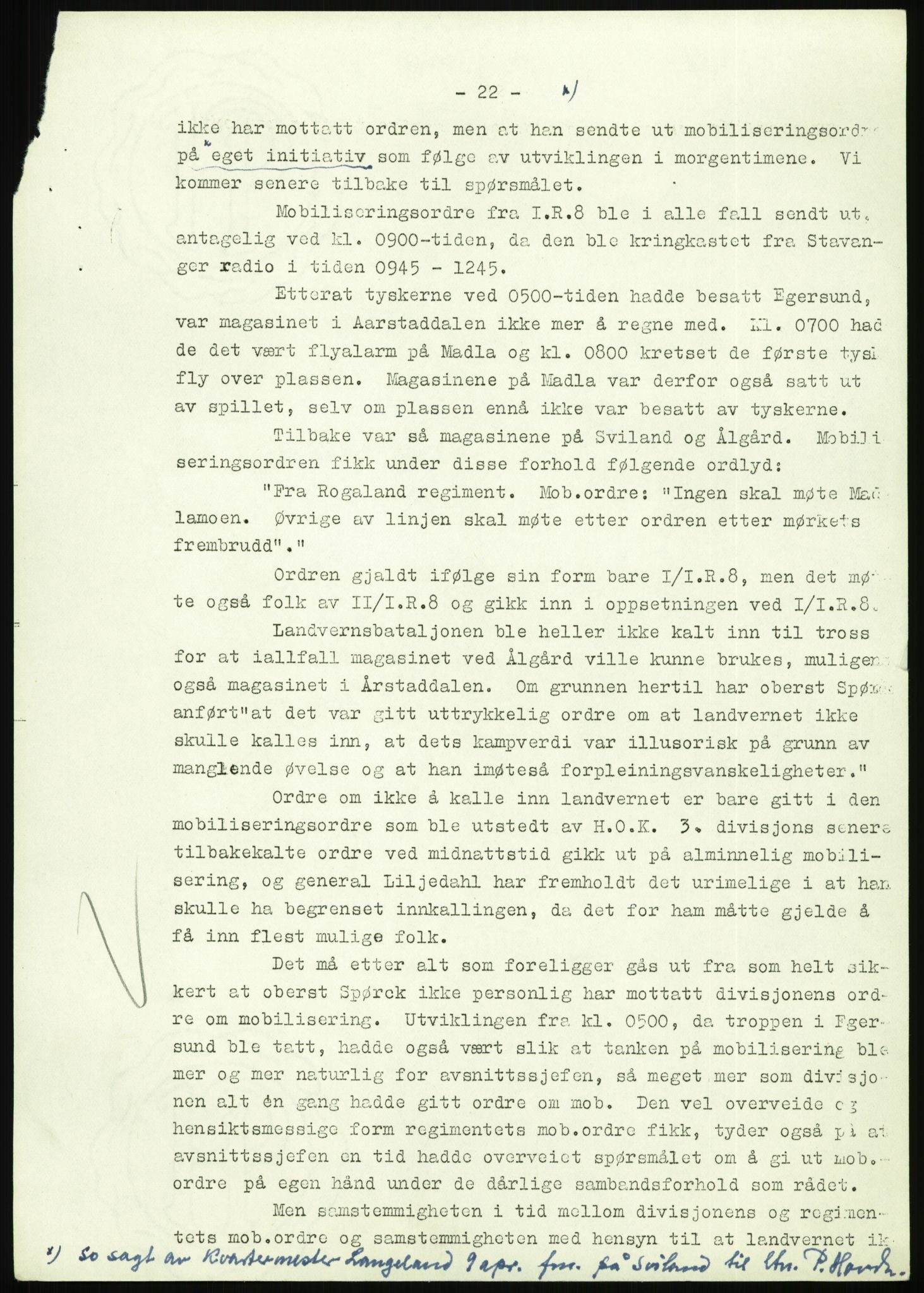 Forsvaret, Forsvarets krigshistoriske avdeling, AV/RA-RAFA-2017/Y/Yb/L0091: II-C-11-321  -  3. Divisjon., 1940, s. 13