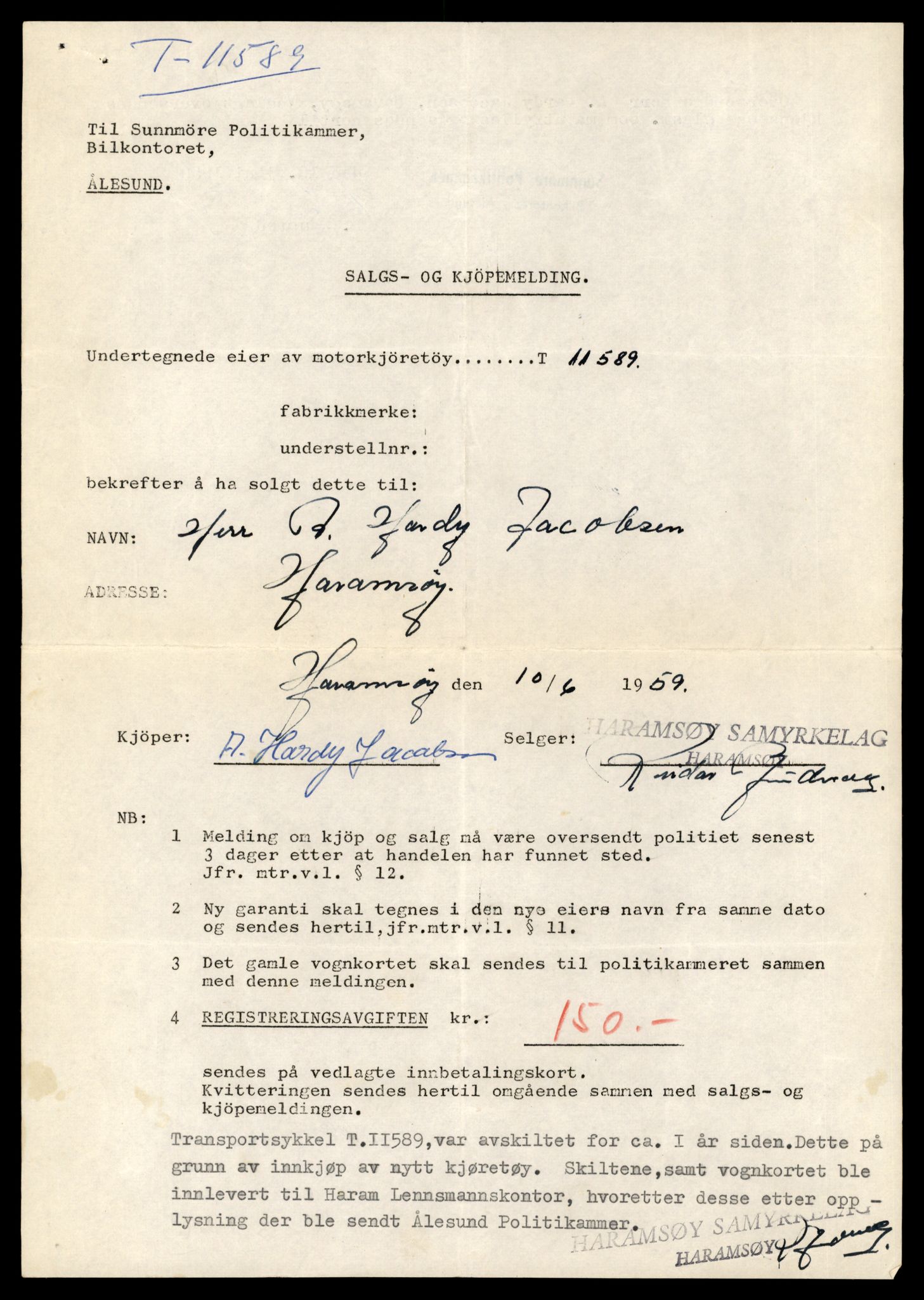 Møre og Romsdal vegkontor - Ålesund trafikkstasjon, AV/SAT-A-4099/F/Fe/L0029: Registreringskort for kjøretøy T 11430 - T 11619, 1927-1998, s. 2545