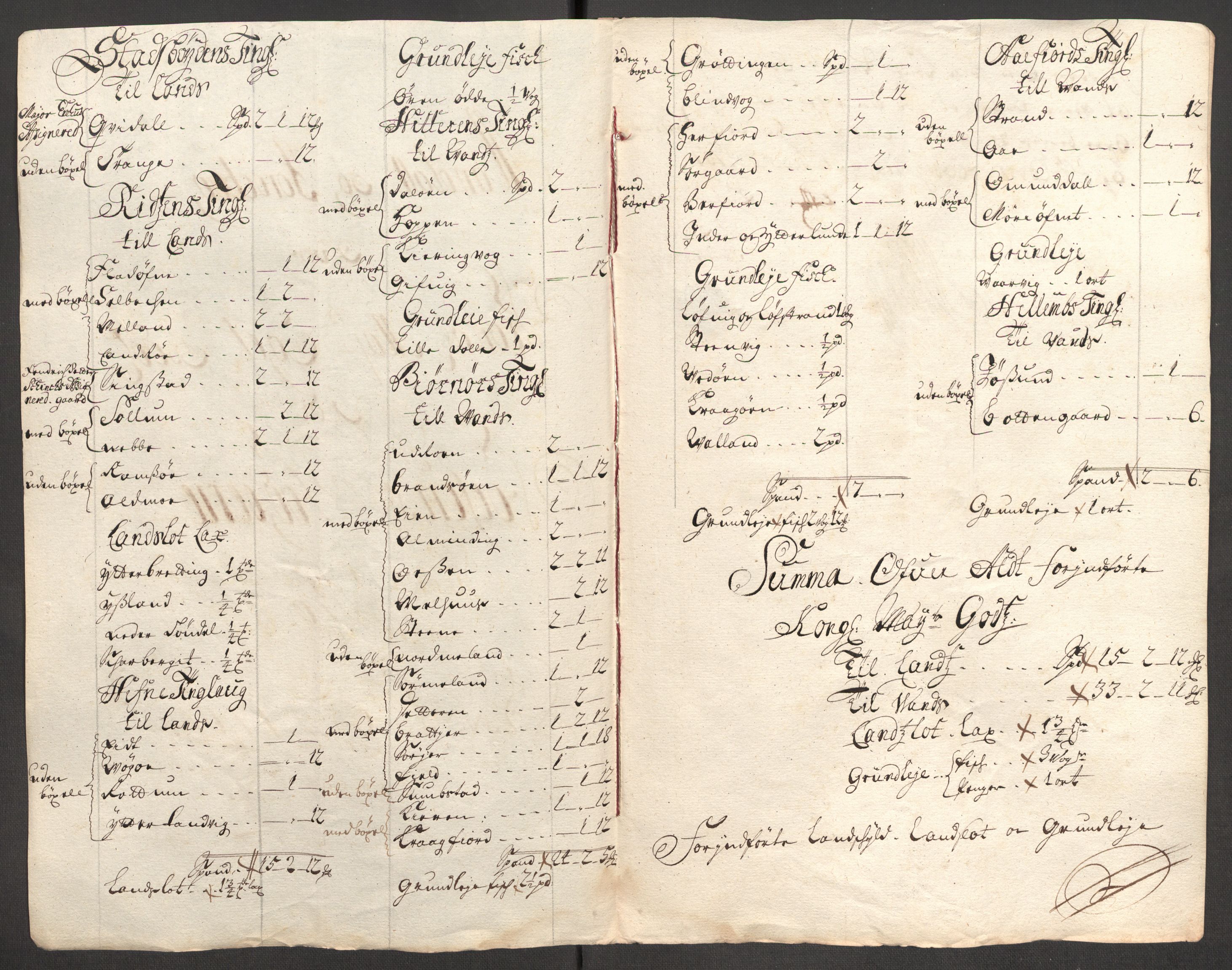 Rentekammeret inntil 1814, Reviderte regnskaper, Fogderegnskap, RA/EA-4092/R57/L3857: Fogderegnskap Fosen, 1706-1707, s. 380