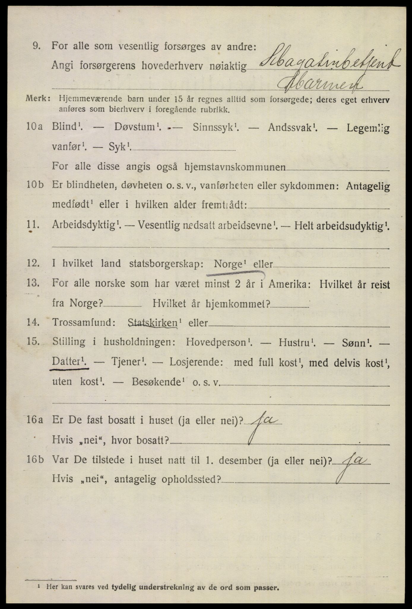 SAKO, Folketelling 1920 for 0720 Stokke herred, 1920, s. 3861