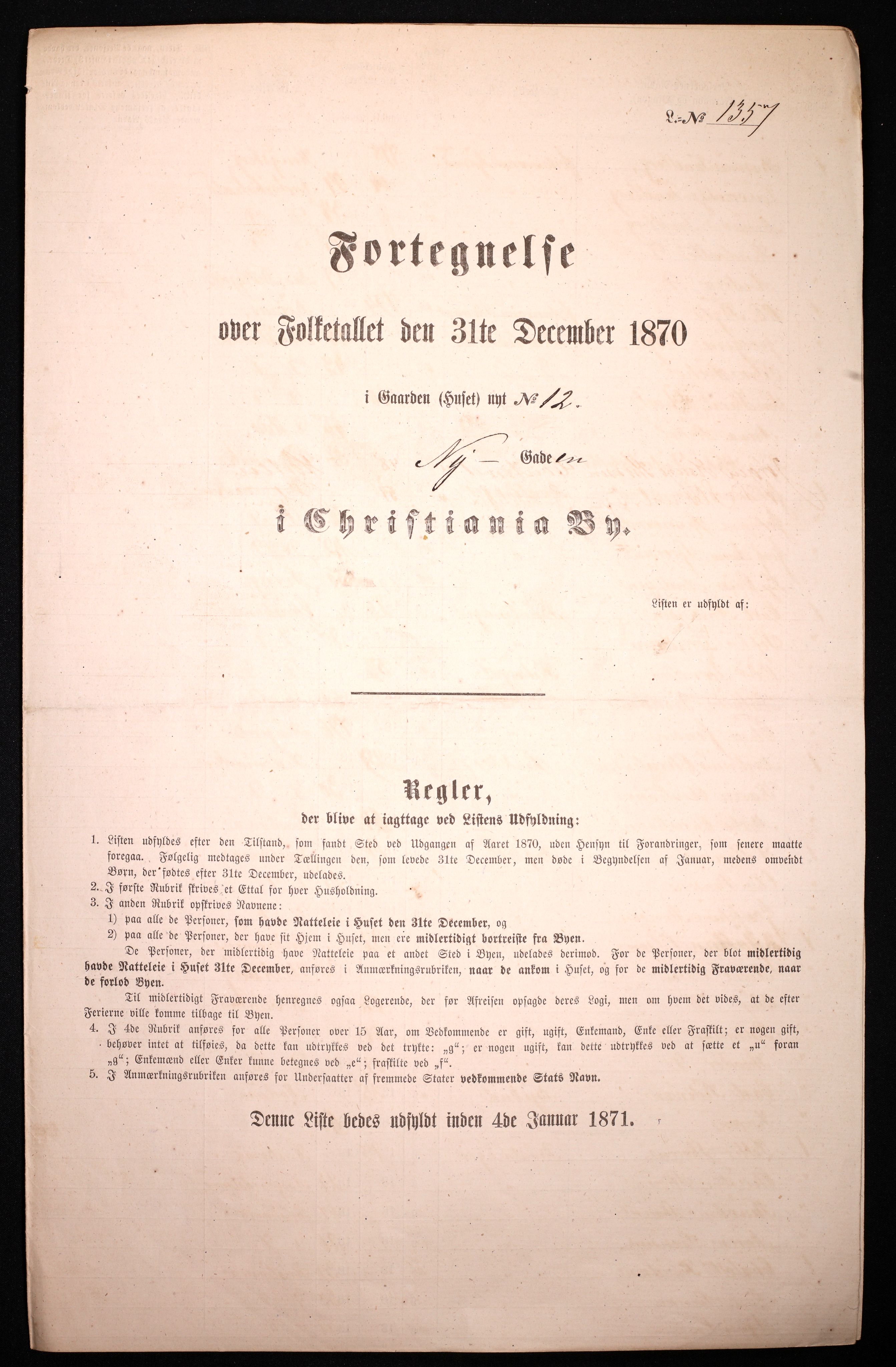 RA, Folketelling 1870 for 0301 Kristiania kjøpstad, 1870, s. 2693