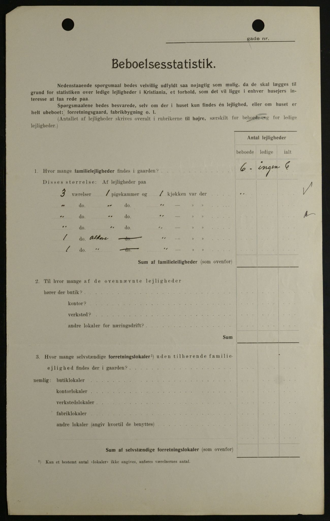 OBA, Kommunal folketelling 1.2.1908 for Kristiania kjøpstad, 1908, s. 56427