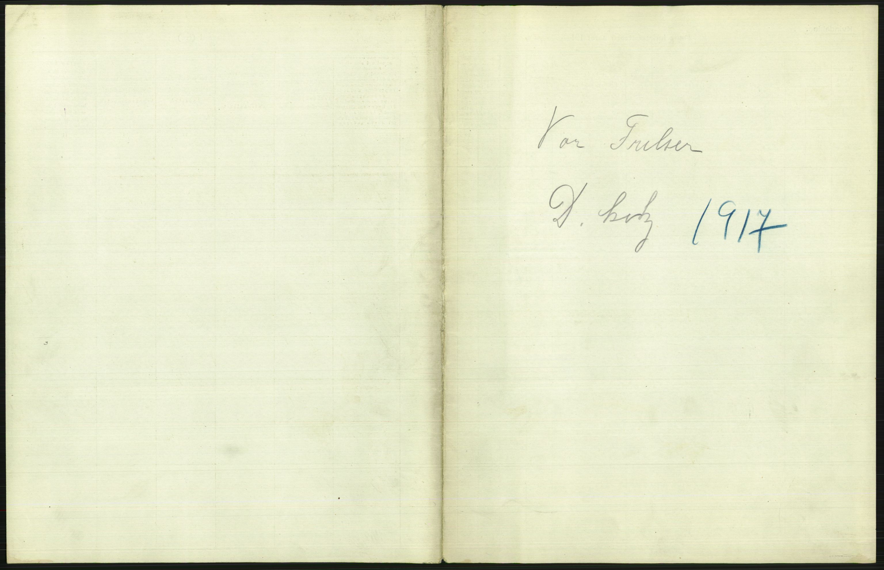 Statistisk sentralbyrå, Sosiodemografiske emner, Befolkning, RA/S-2228/D/Df/Dfb/Dfbg/L0010: Kristiania: Døde, 1917, s. 59