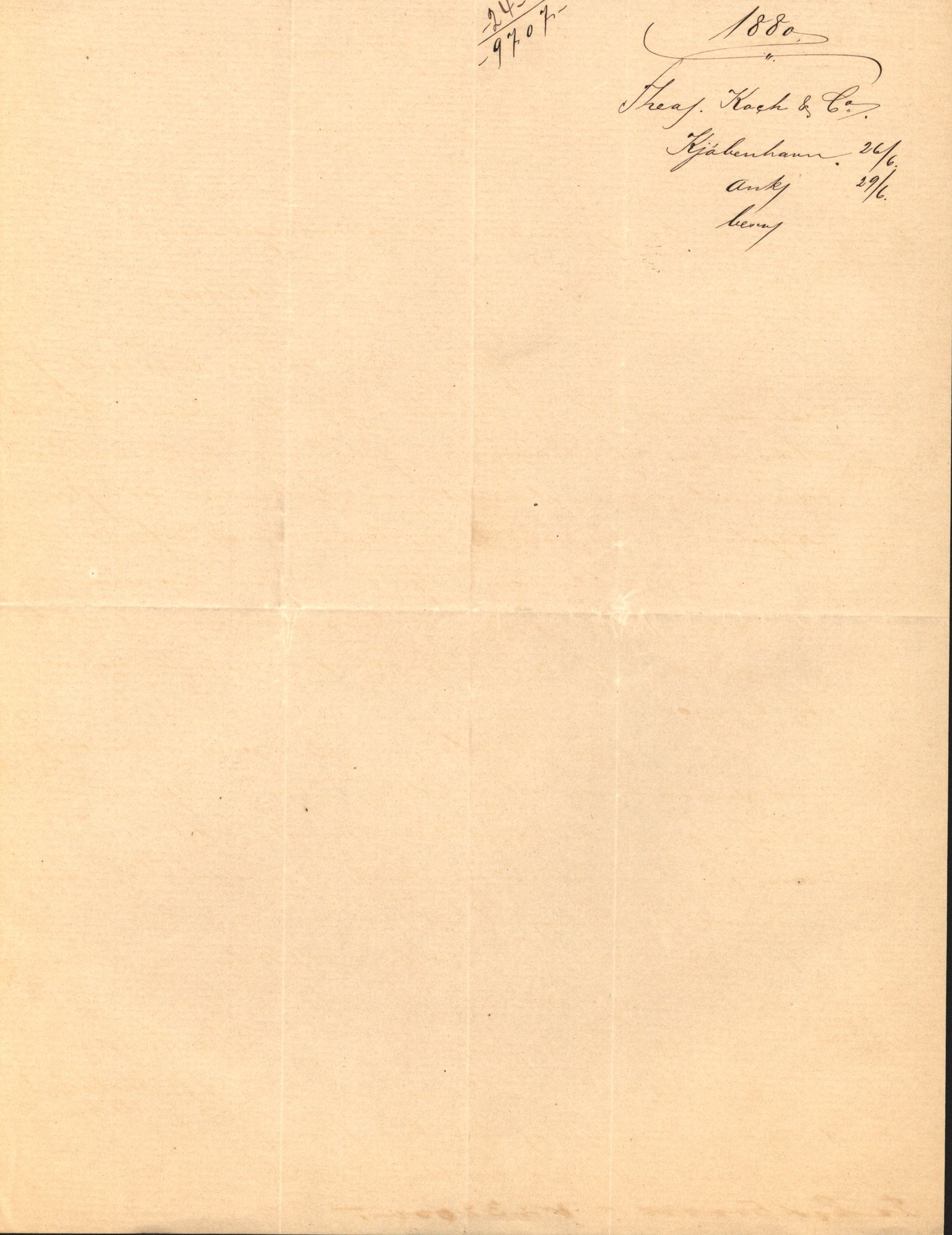 Pa 63 - Østlandske skibsassuranceforening, VEMU/A-1079/G/Ga/L0012/0008: Havaridokumenter / Harald Haarfager, 1880