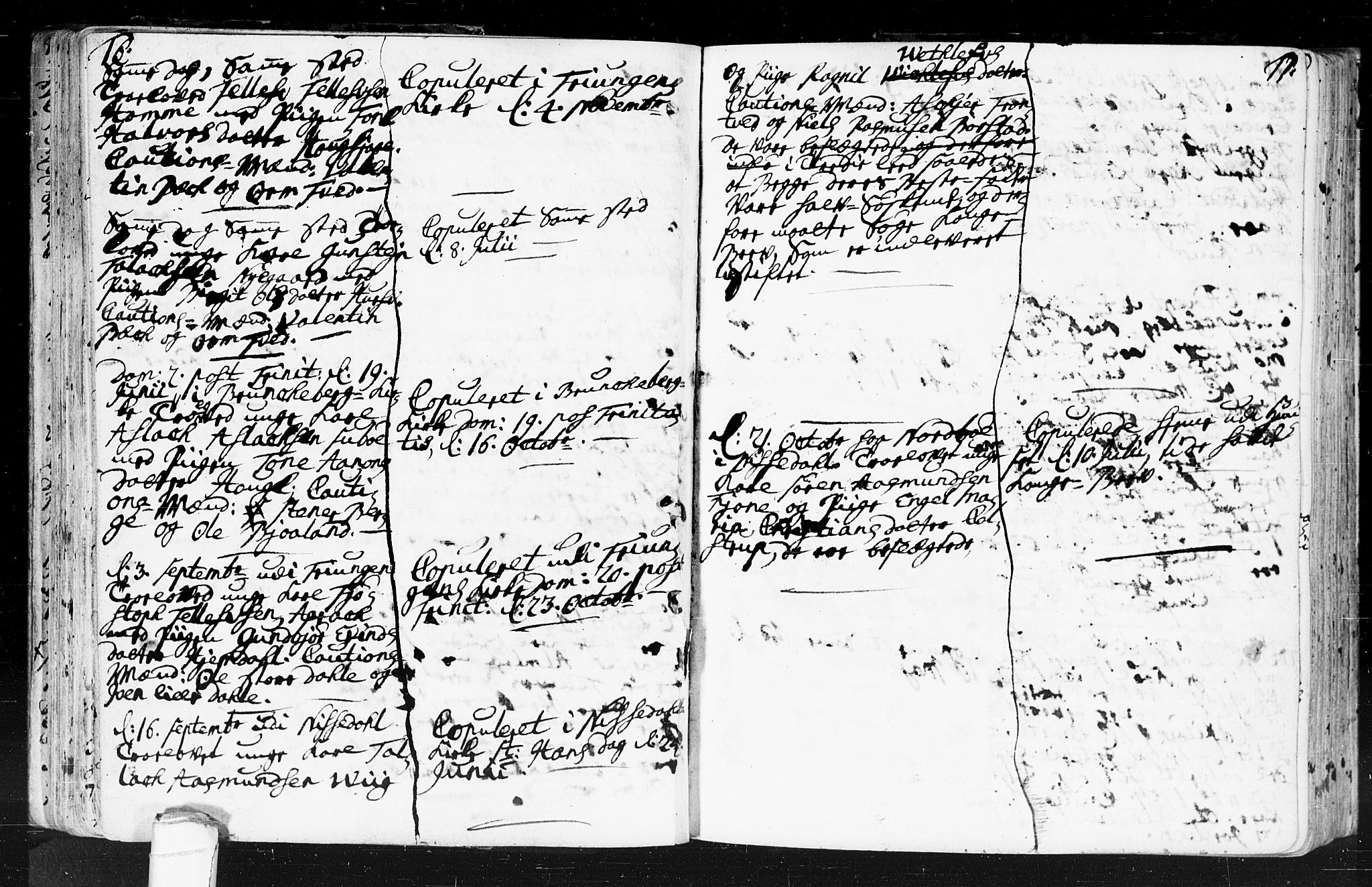 Kviteseid kirkebøker, SAKO/A-276/F/Fa/L0001: Ministerialbok nr. I 1, 1754-1773, s. 16-17
