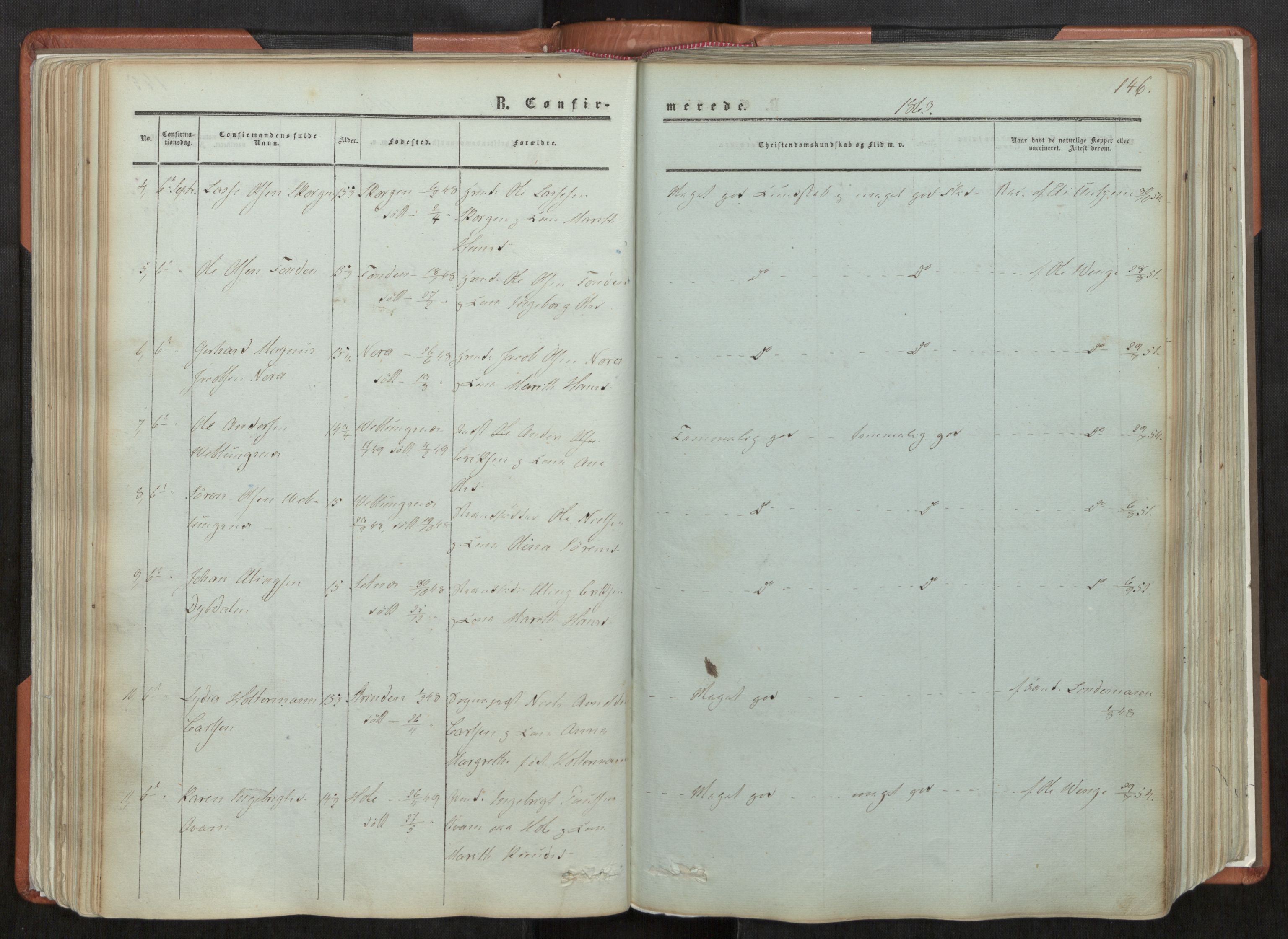 Ministerialprotokoller, klokkerbøker og fødselsregistre - Møre og Romsdal, AV/SAT-A-1454/544/L0572: Ministerialbok nr. 544A05, 1854-1886, s. 146