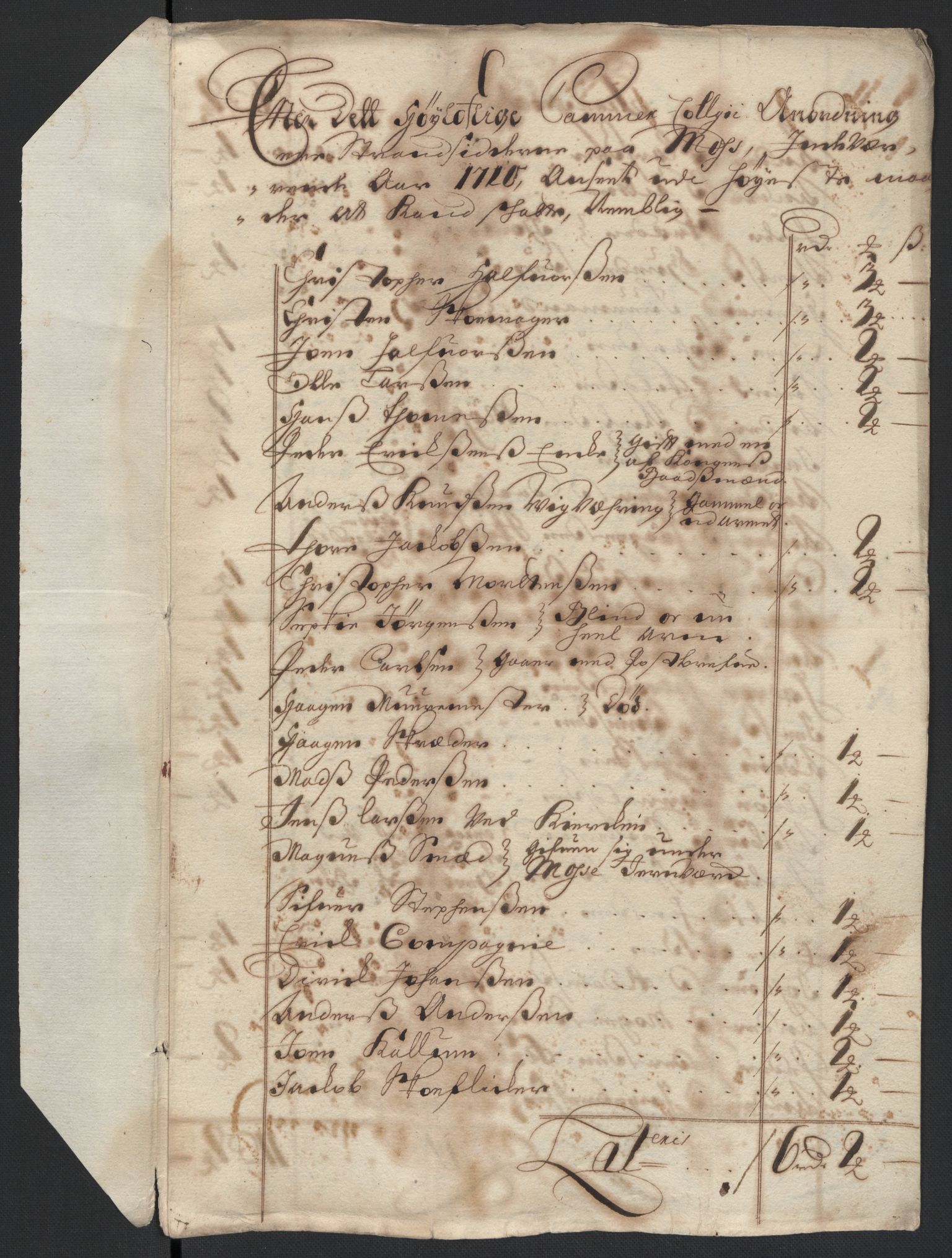 Rentekammeret inntil 1814, Reviderte regnskaper, Fogderegnskap, AV/RA-EA-4092/R04/L0135: Fogderegnskap Moss, Onsøy, Tune, Veme og Åbygge, 1709-1710, s. 293