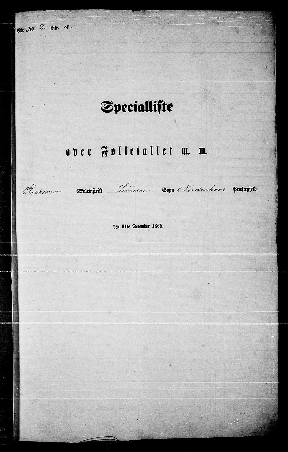 RA, Folketelling 1865 for 0613L Norderhov prestegjeld, Norderhov sokn, Haug sokn og Lunder sokn, 1865, s. 28