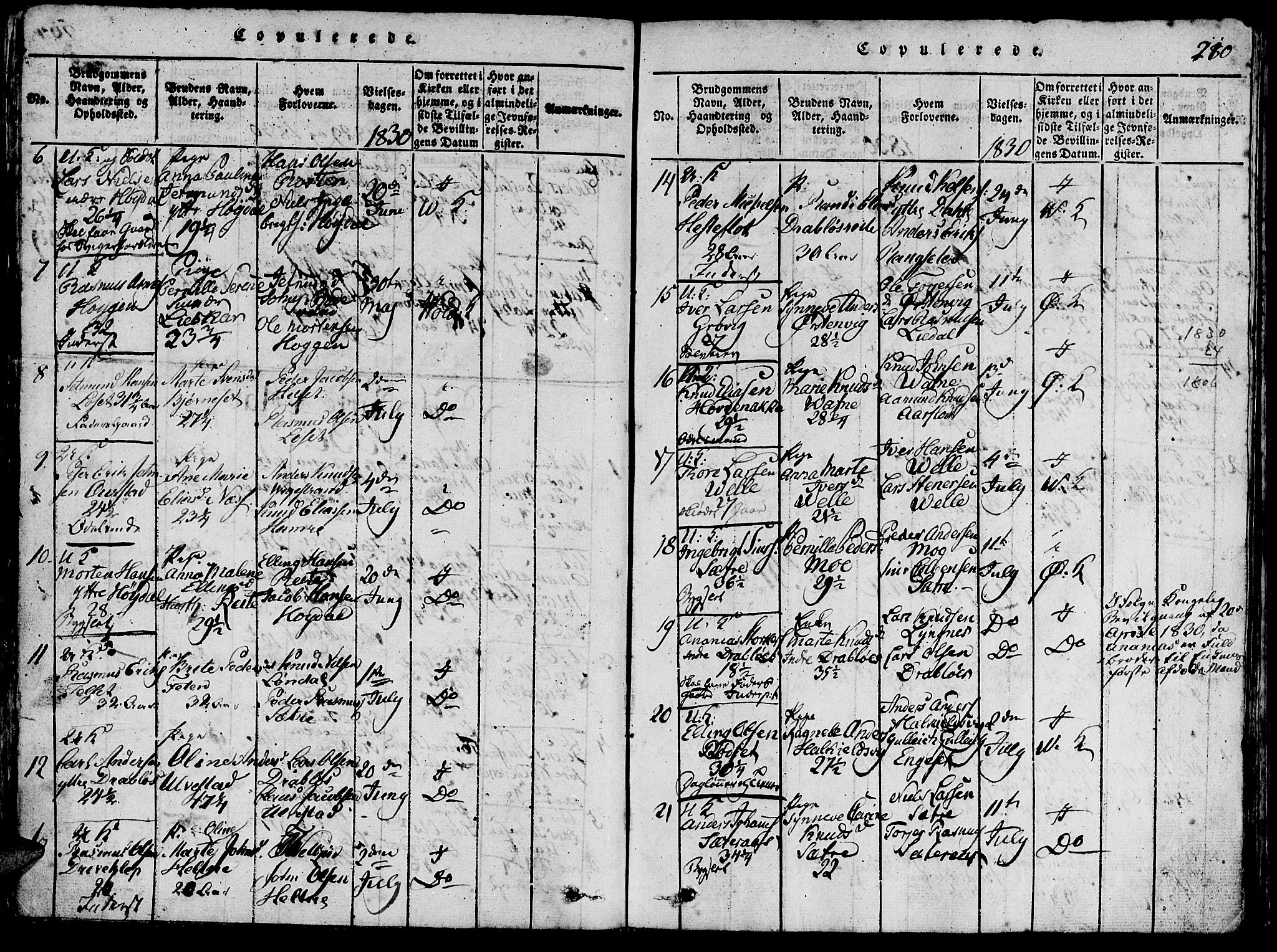 Ministerialprotokoller, klokkerbøker og fødselsregistre - Møre og Romsdal, SAT/A-1454/511/L0138: Ministerialbok nr. 511A05, 1817-1832, s. 210
