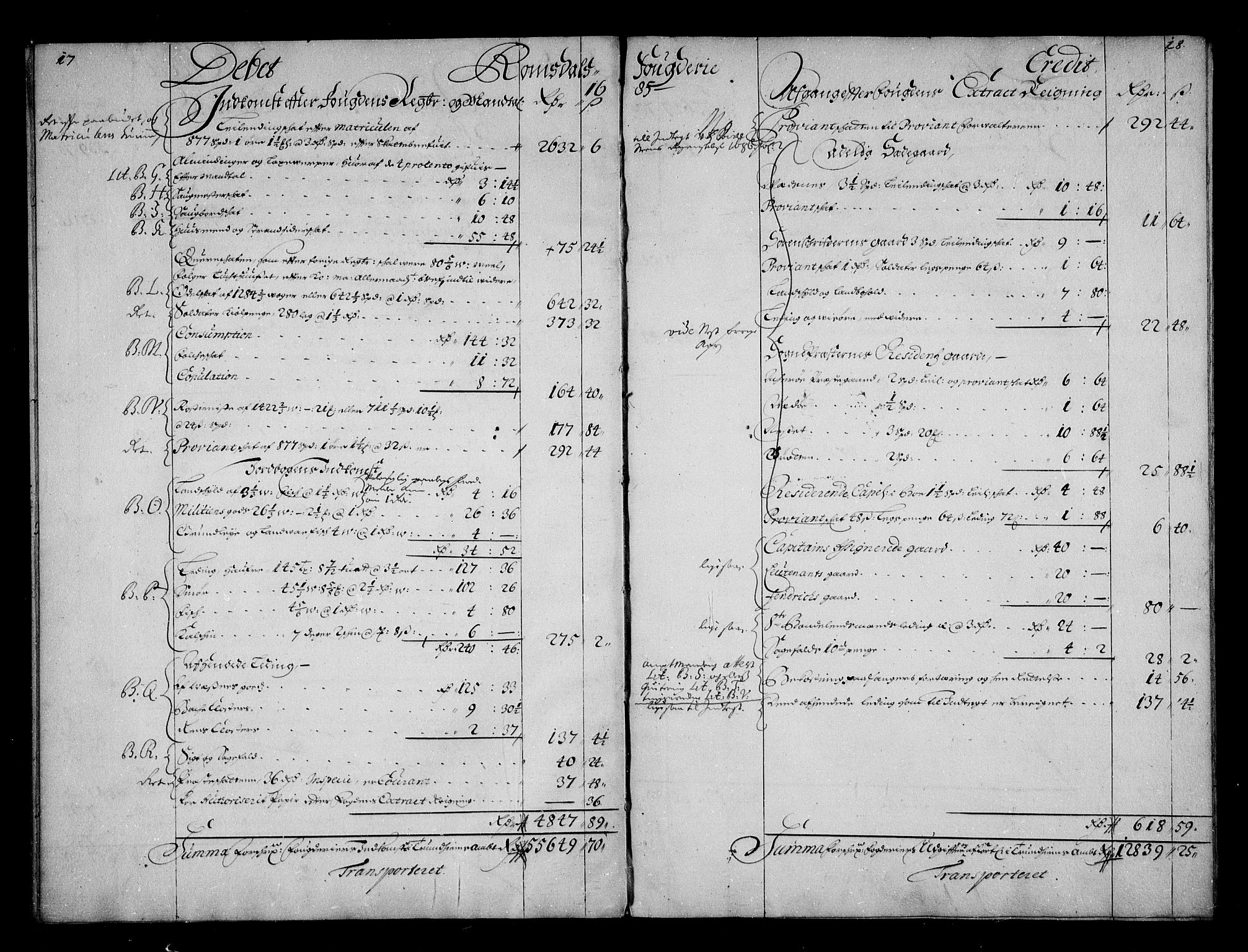 Rentekammeret inntil 1814, Reviderte regnskaper, Stiftamtstueregnskaper, Trondheim stiftamt og Nordland amt, AV/RA-EA-6044/R/Rg/L0087: Trondheim stiftamt og Nordland amt, 1680-1685