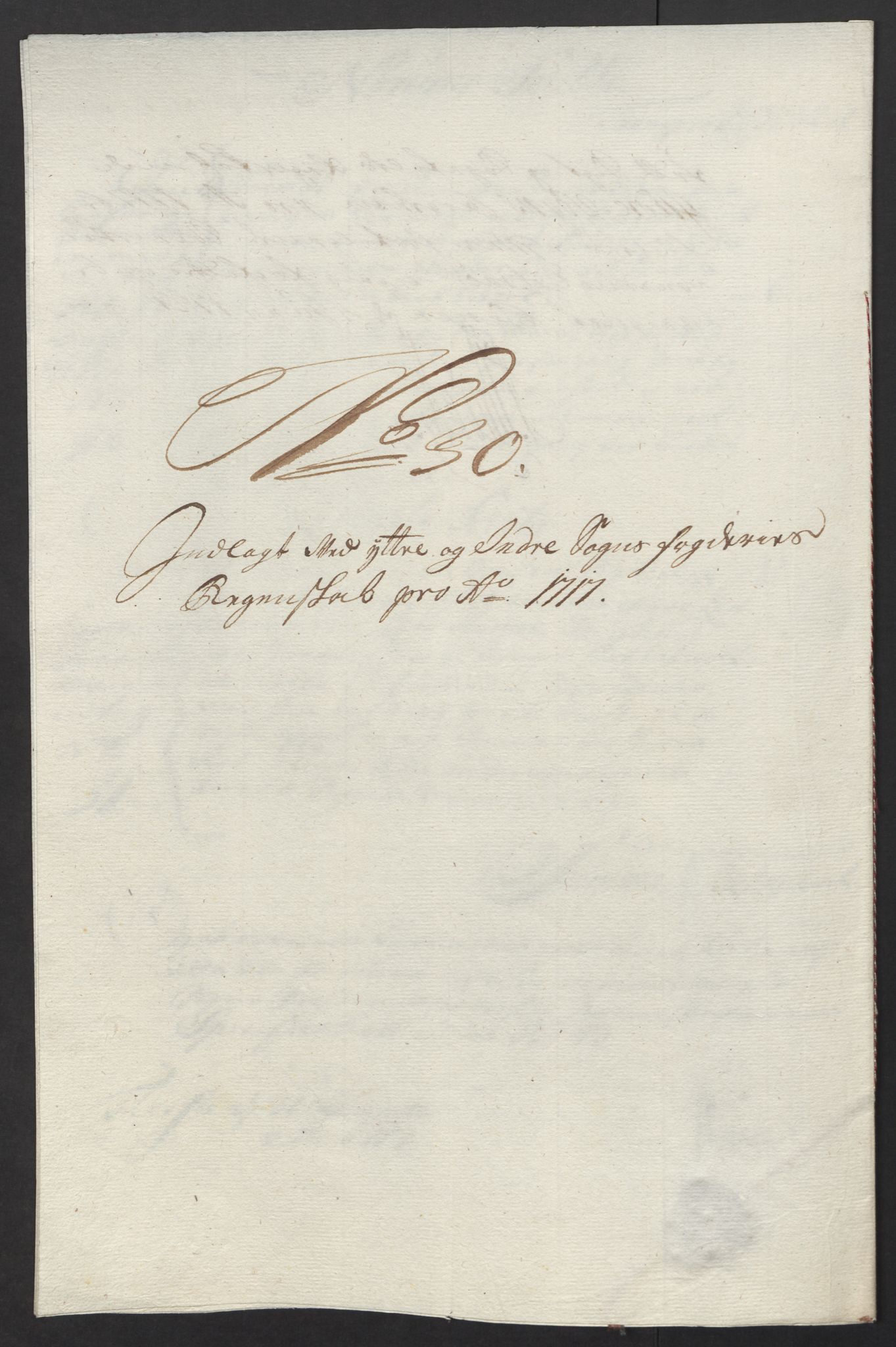 Rentekammeret inntil 1814, Reviderte regnskaper, Fogderegnskap, RA/EA-4092/R52/L3321: Fogderegnskap Sogn, 1717-1718, s. 135