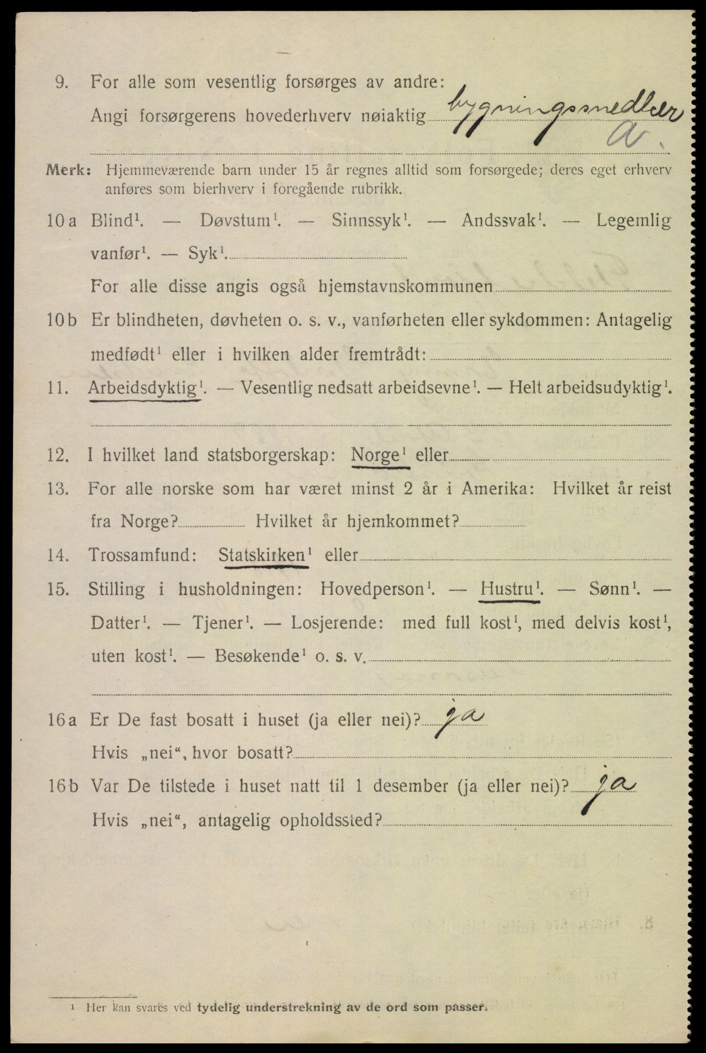SAK, Folketelling 1920 for 1004 Flekkefjord kjøpstad, 1920, s. 5725