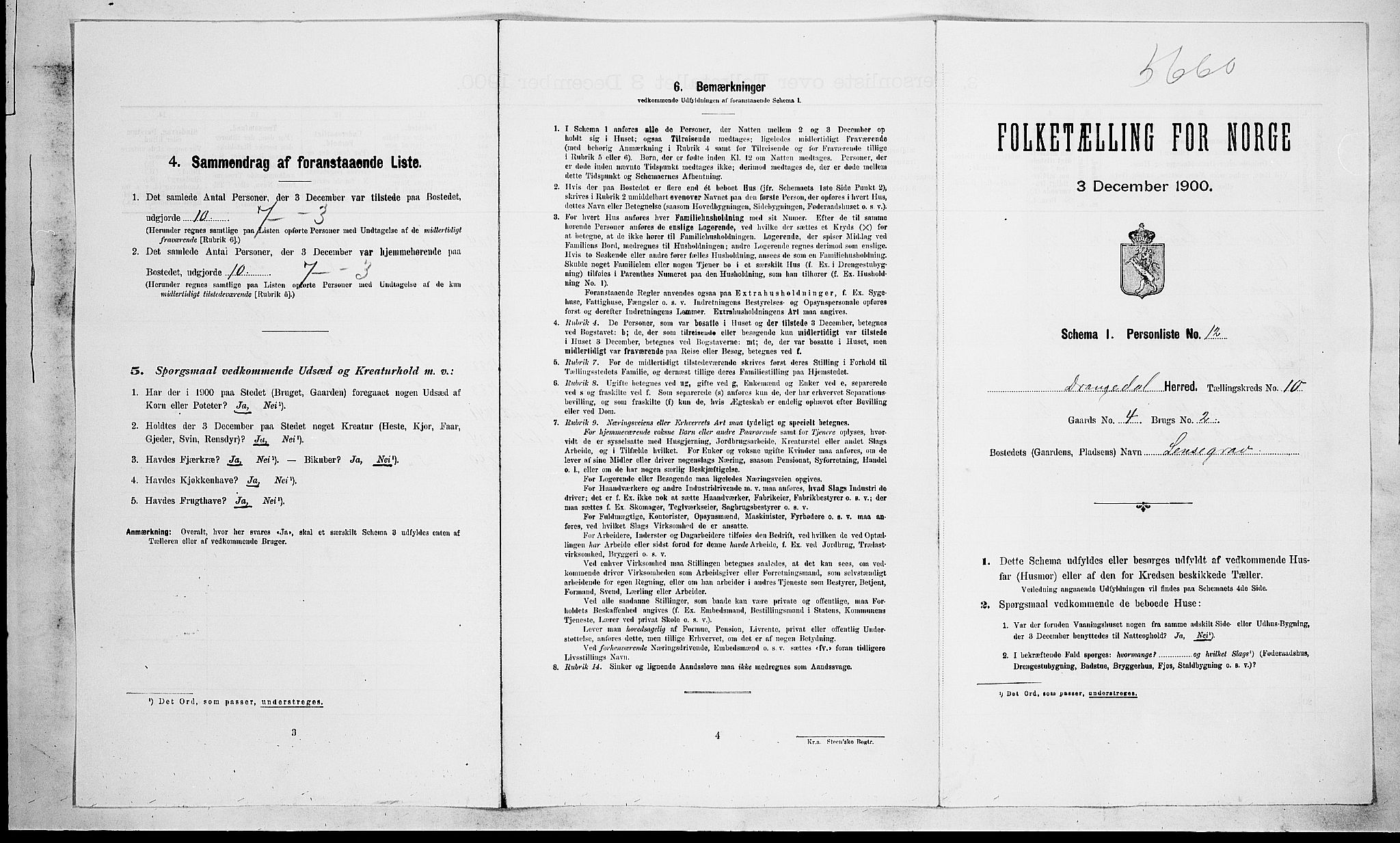 SAKO, Folketelling 1900 for 0817 Drangedal herred, 1900, s. 776
