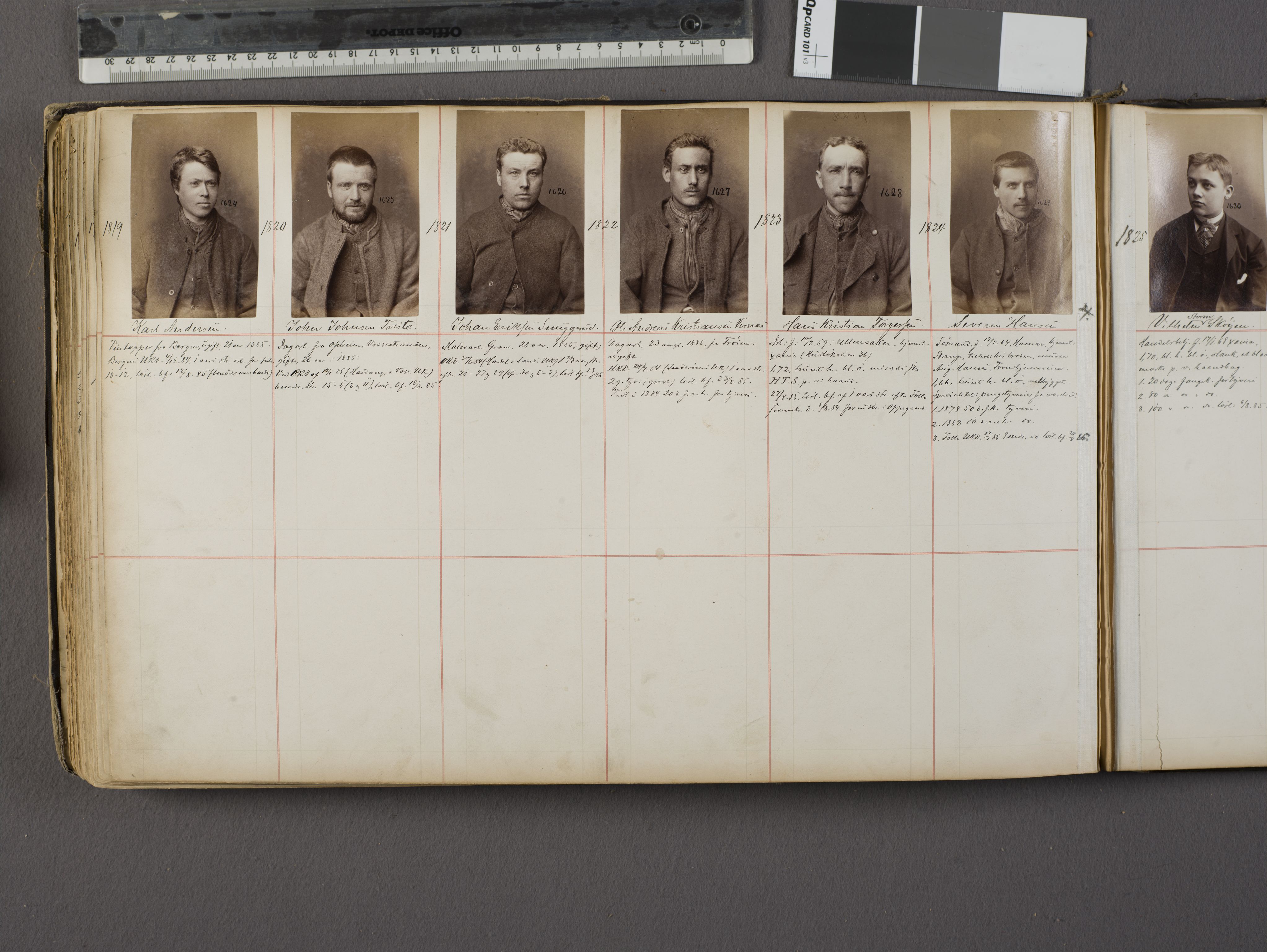 Oslo politikammer, Kriminalavdelingen, AV/SAO-A-11137/U/Ua/L0001: Forbryteralbum, 1880-1887, s. 49