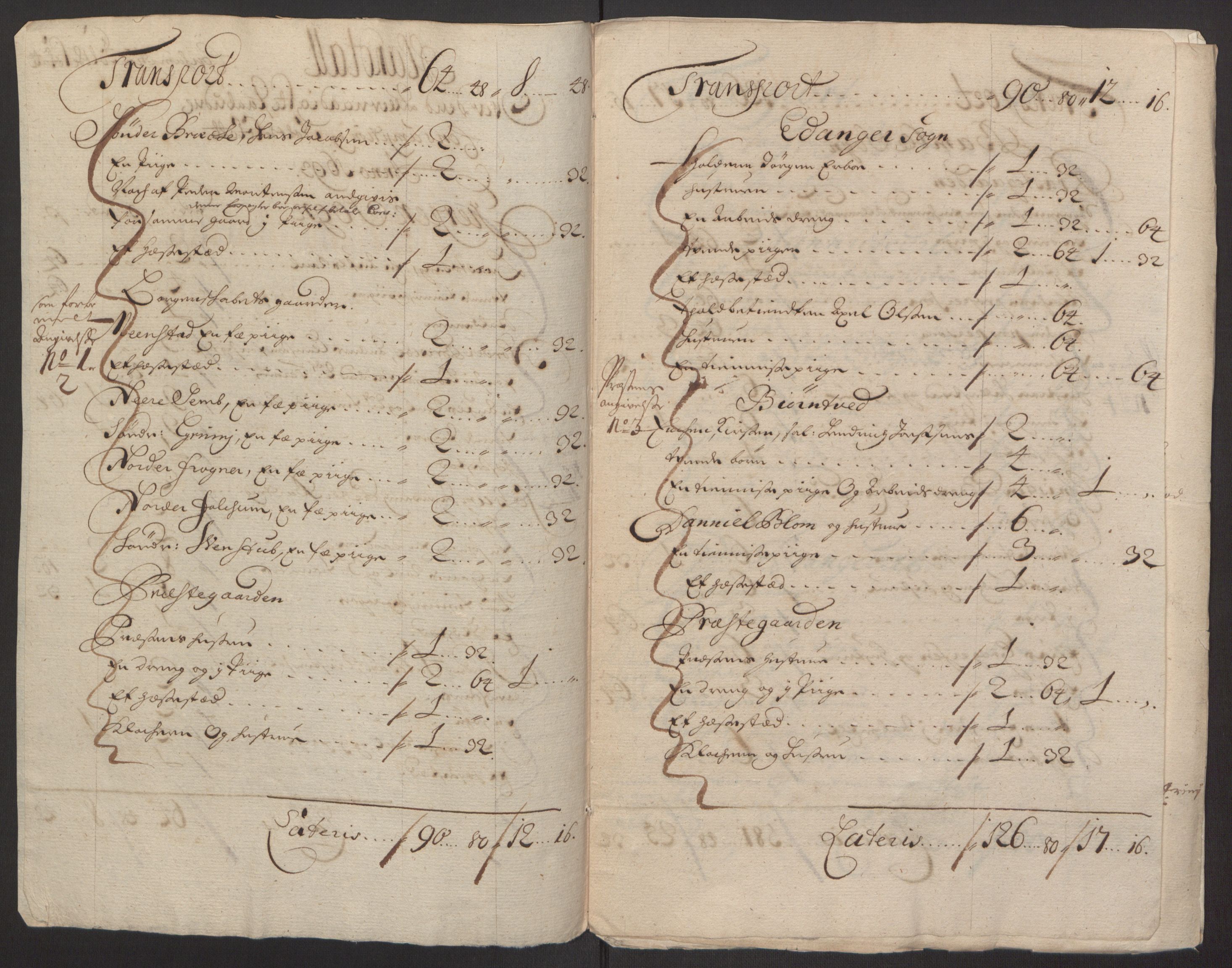 Rentekammeret inntil 1814, Reviderte regnskaper, Fogderegnskap, AV/RA-EA-4092/R34/L2052: Fogderegnskap Bamble, 1692-1693, s. 341