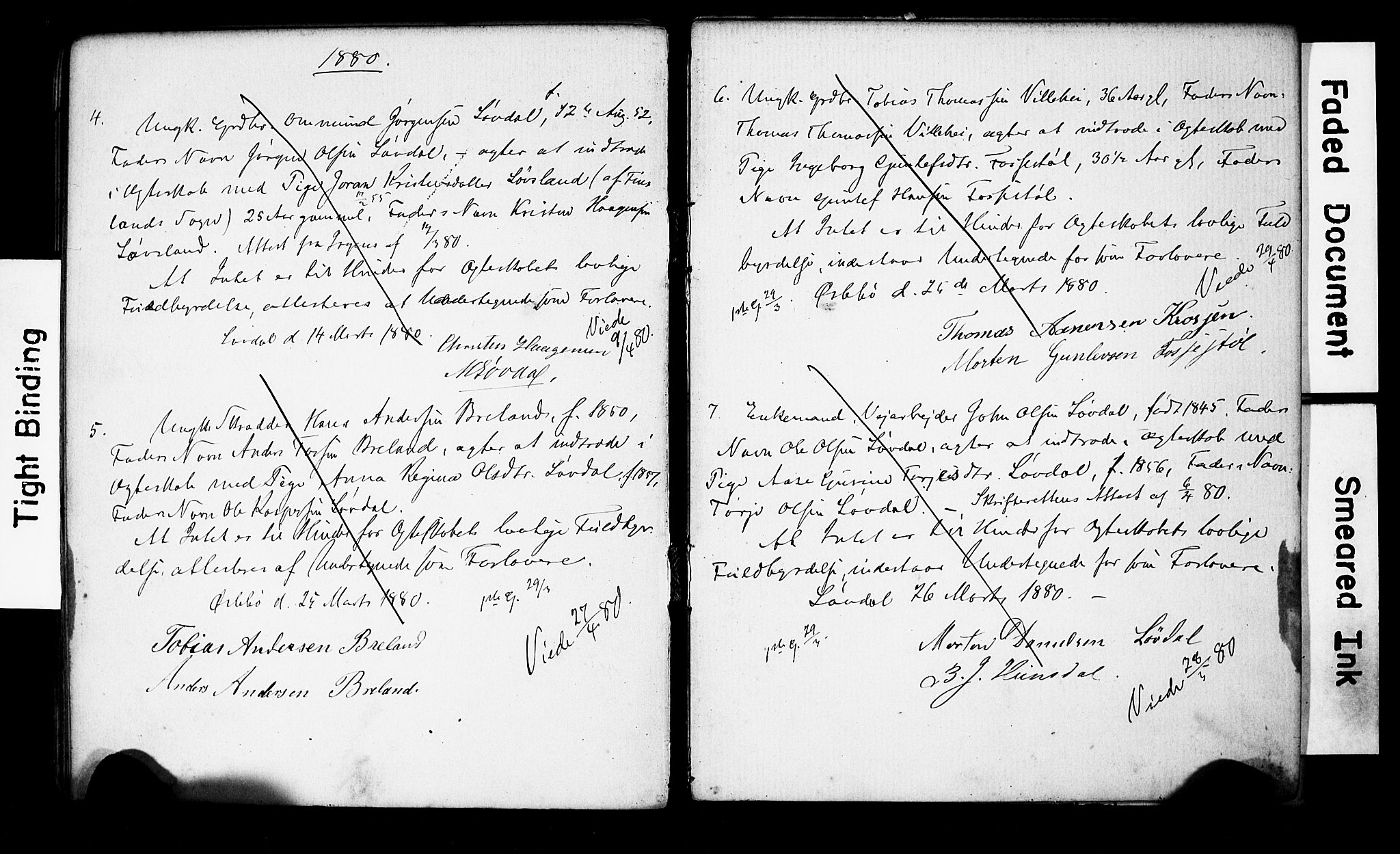 Holum sokneprestkontor, AV/SAK-1111-0022/F/Fe/L0003: Lysningsprotokoll nr. II 5 3, 1875-1891, s. 35
