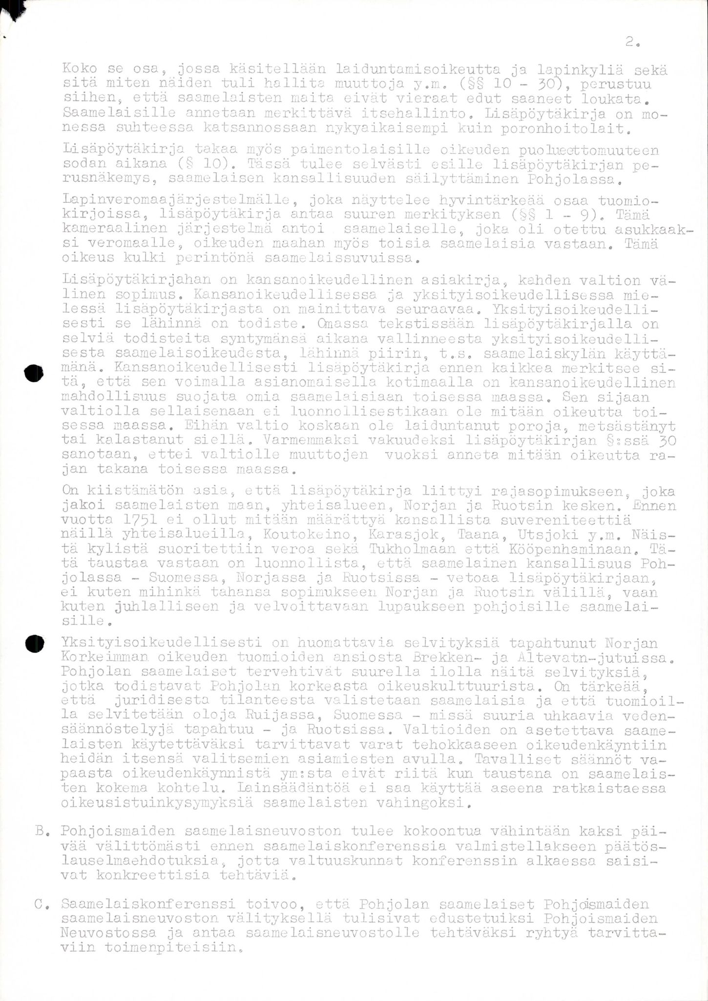Sámiráđđi / Saami Council, SAMI/PA-1126/X/L0006: Saami Conference VI, 1968