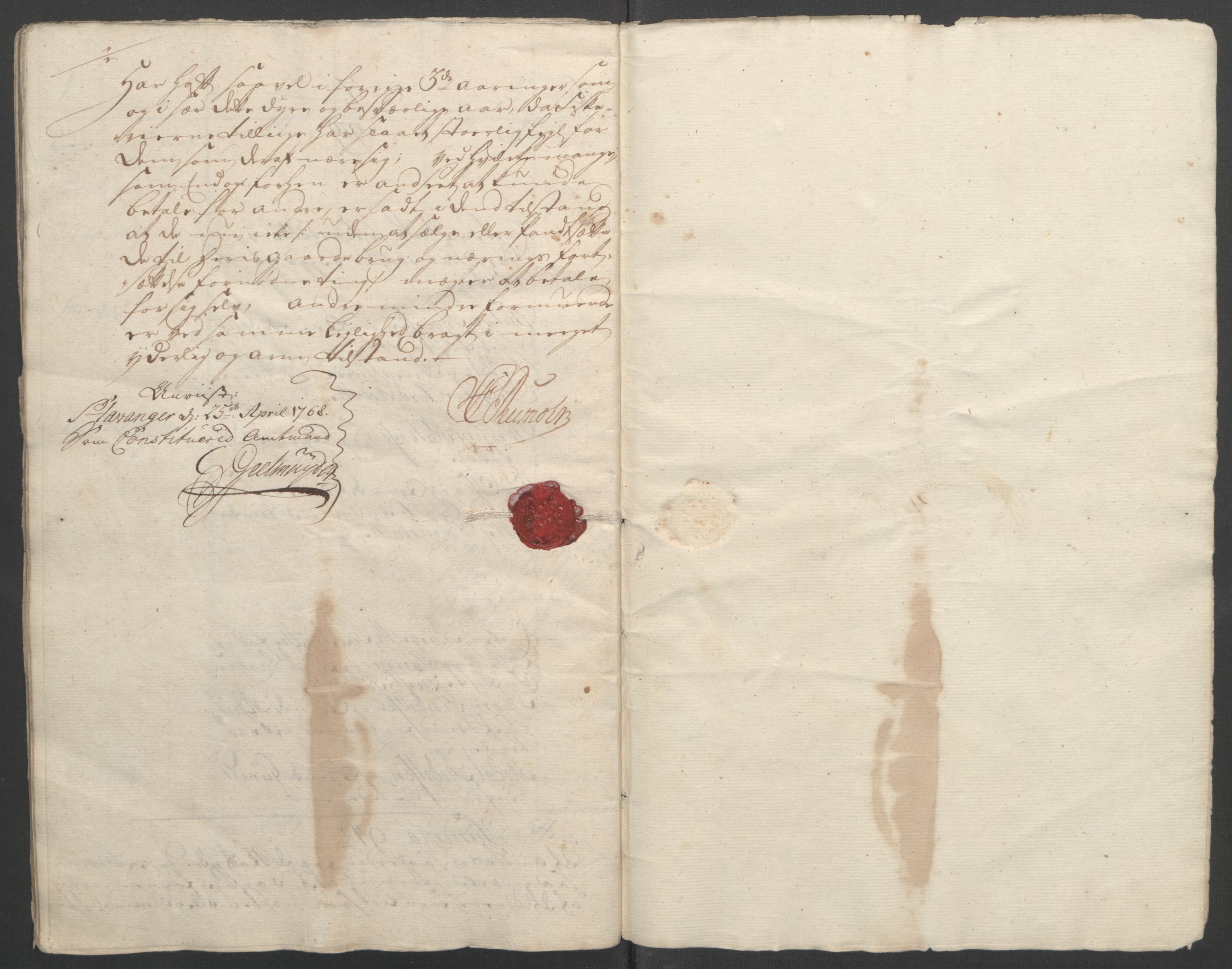 Rentekammeret inntil 1814, Reviderte regnskaper, Fogderegnskap, AV/RA-EA-4092/R46/L2836: Ekstraskatten Jæren og Dalane, 1764-1766, s. 269