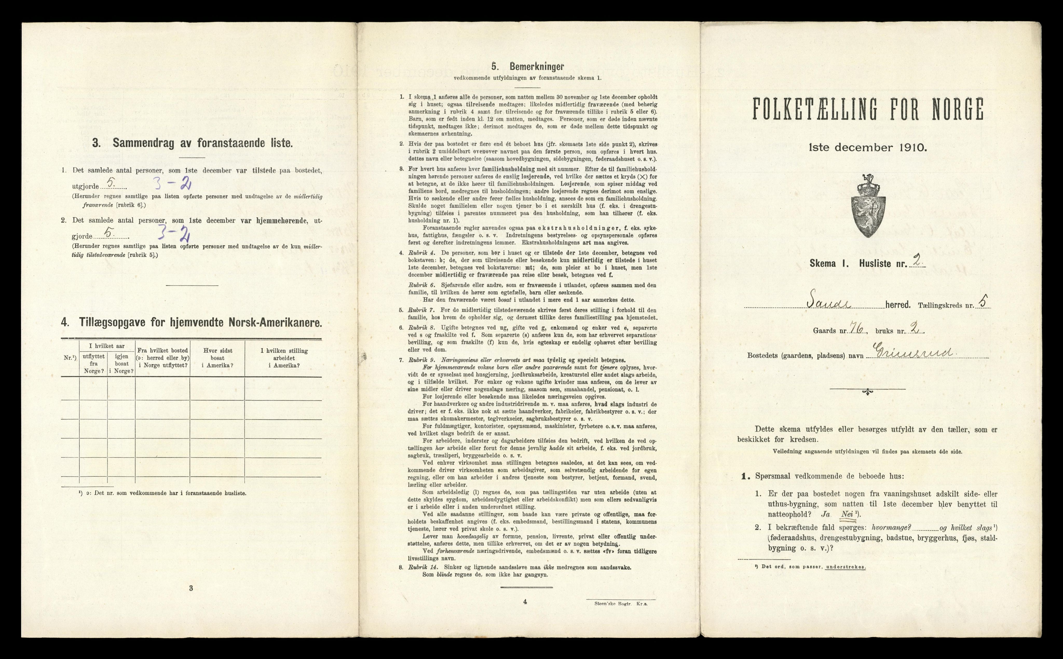 RA, Folketelling 1910 for 0713 Sande herred, 1910, s. 727