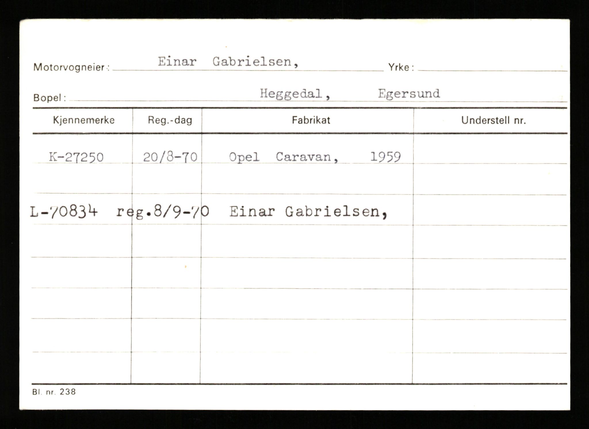 Stavanger trafikkstasjon, AV/SAST-A-101942/0/G/L0005: Registreringsnummer: 23000 - 34245, 1930-1971, s. 1397