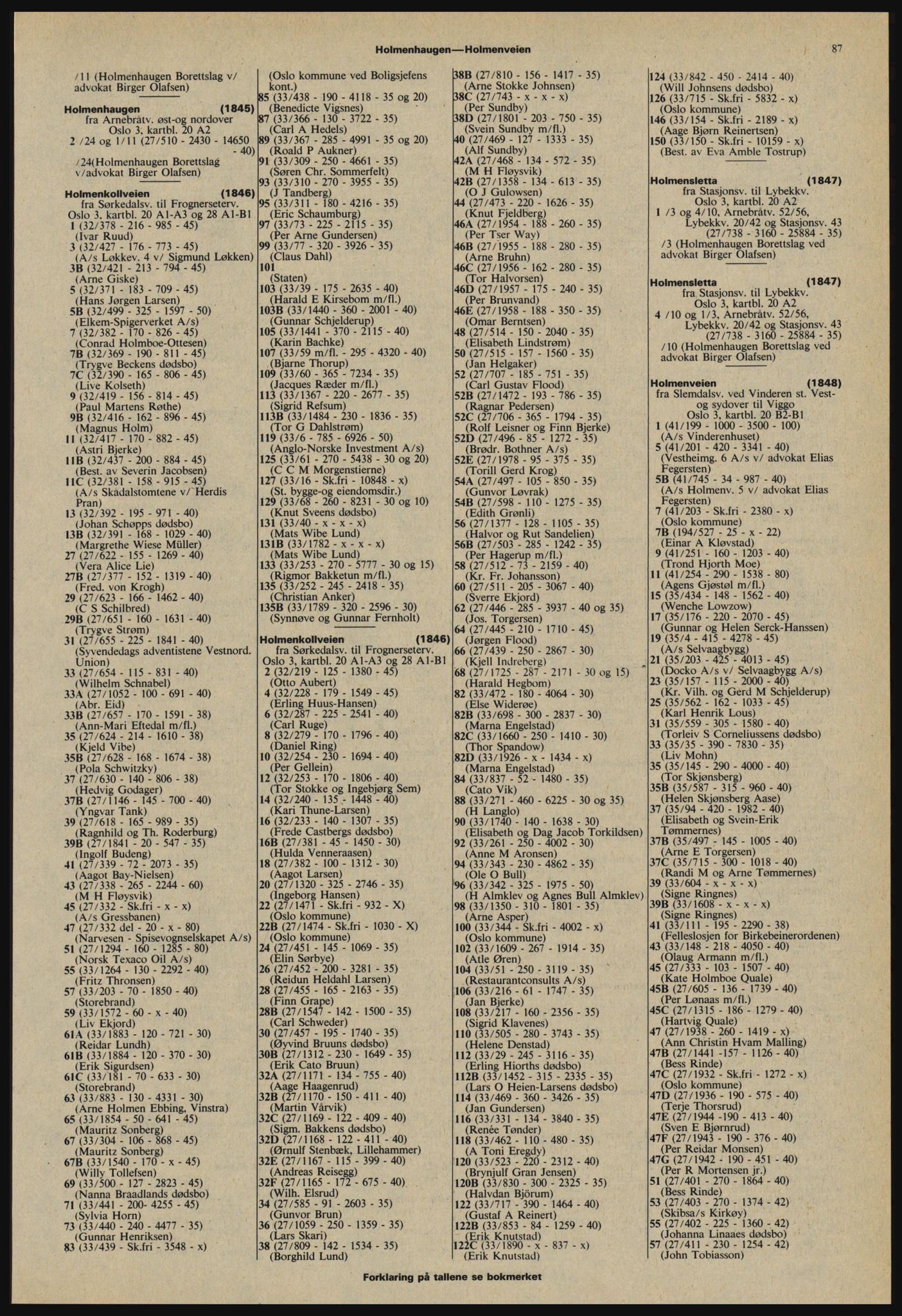 Kristiania/Oslo adressebok, PUBL/-, 1978-1979, s. 87