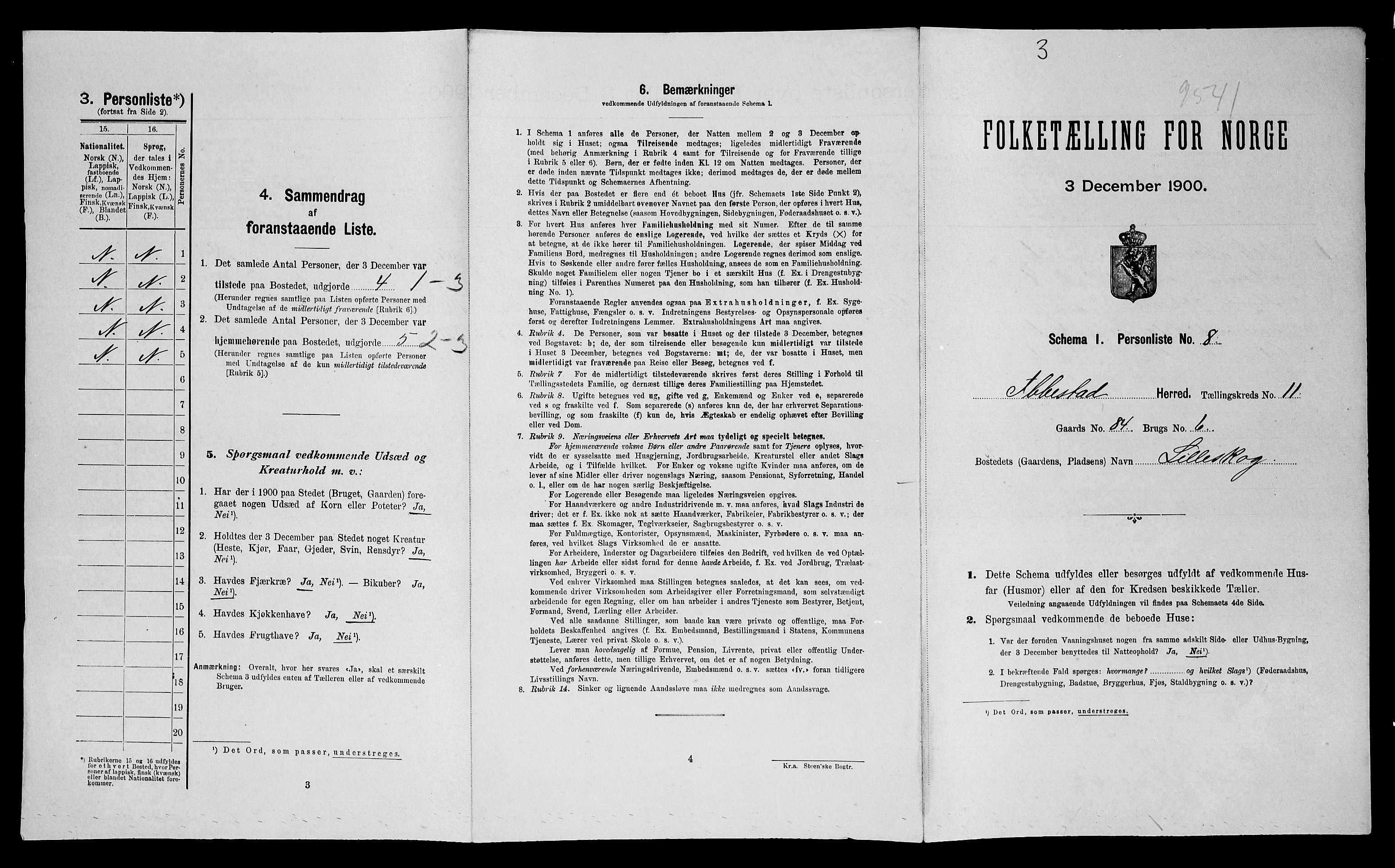 SATØ, Folketelling 1900 for 1917 Ibestad herred, 1900, s. 107