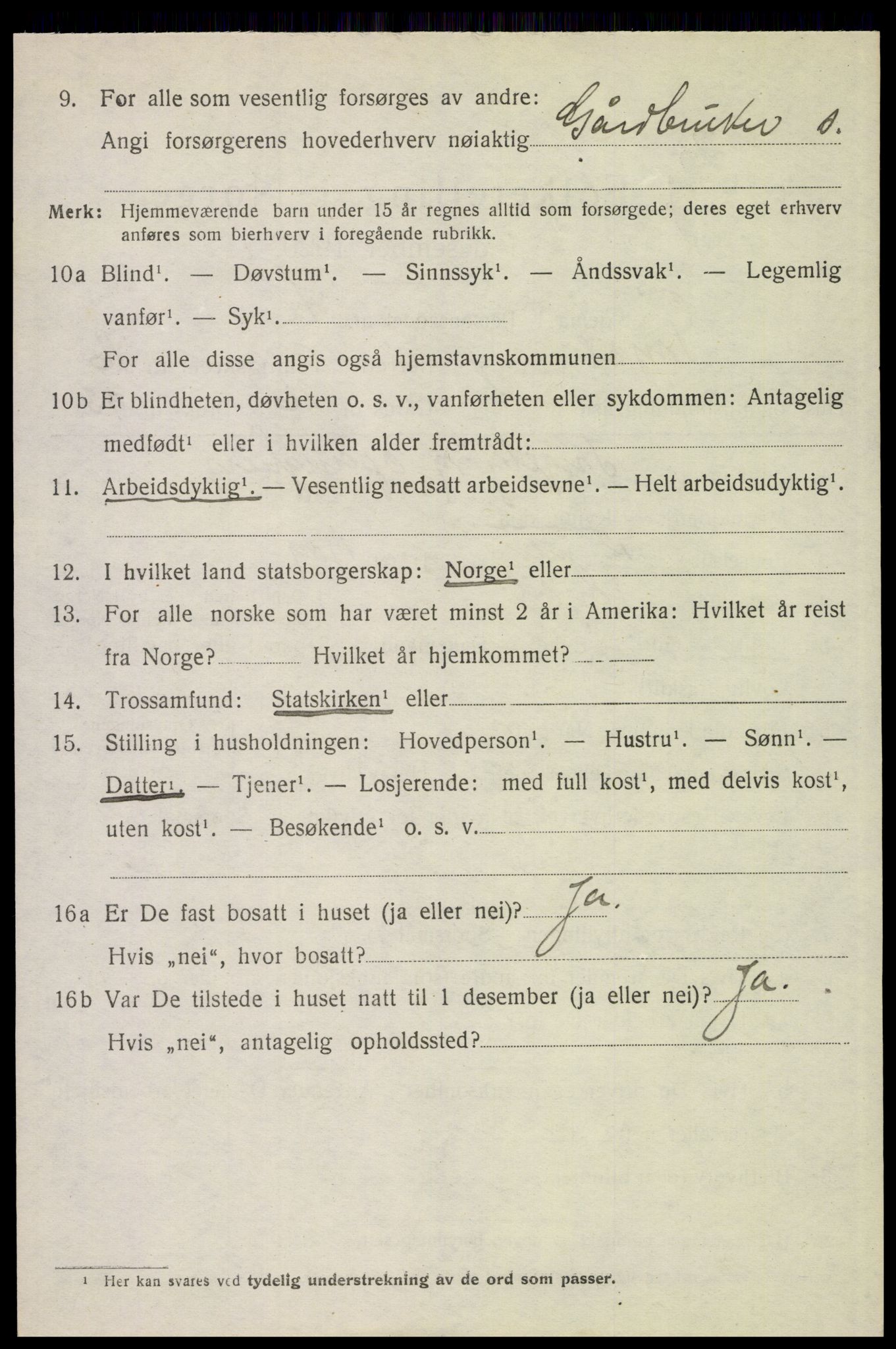 SAH, Folketelling 1920 for 0428 Trysil herred, 1920, s. 9428