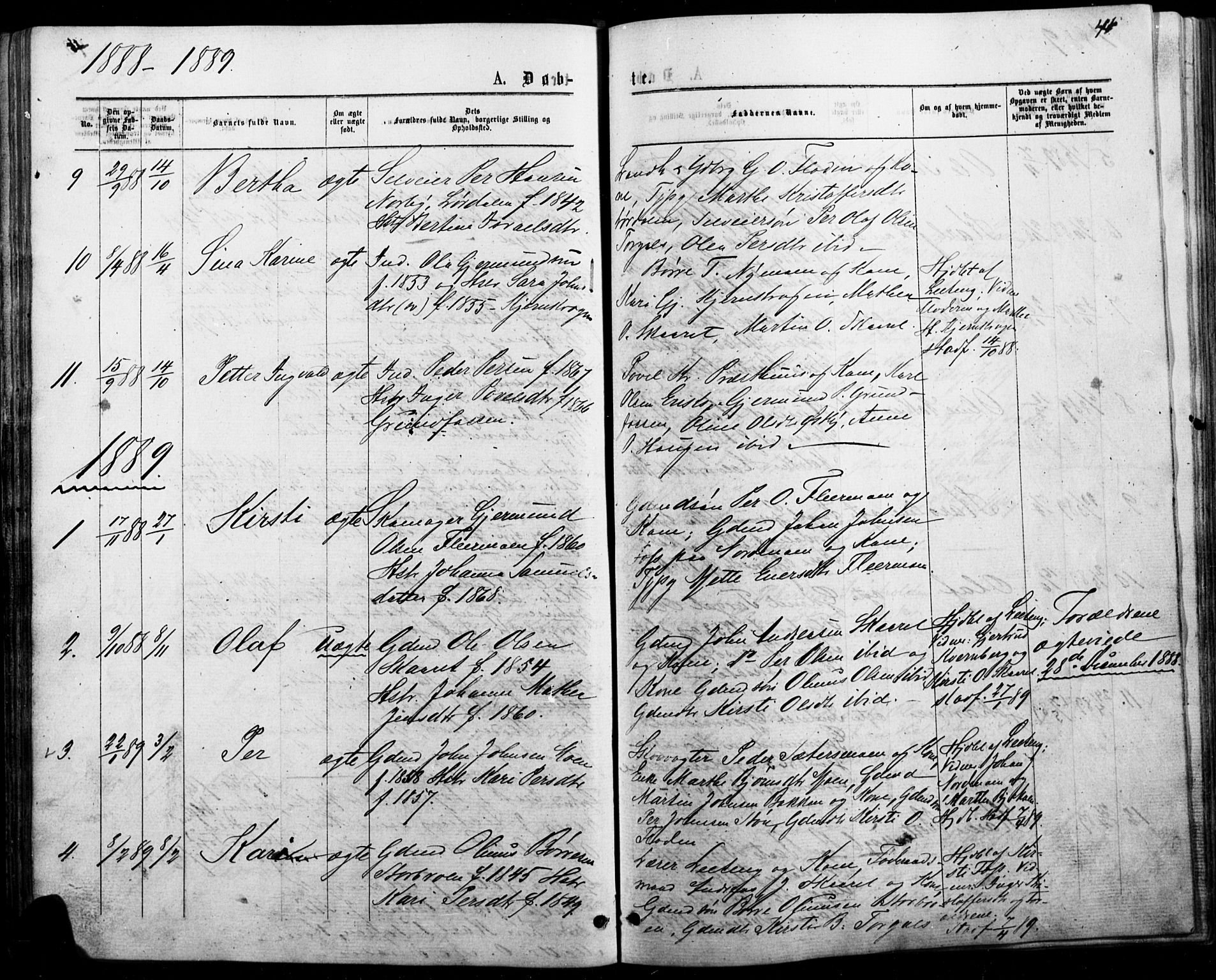Trysil prestekontor, AV/SAH-PREST-046/H/Ha/Haa/L0010: Ministerialbok nr. 10, 1872-1895, s. 41