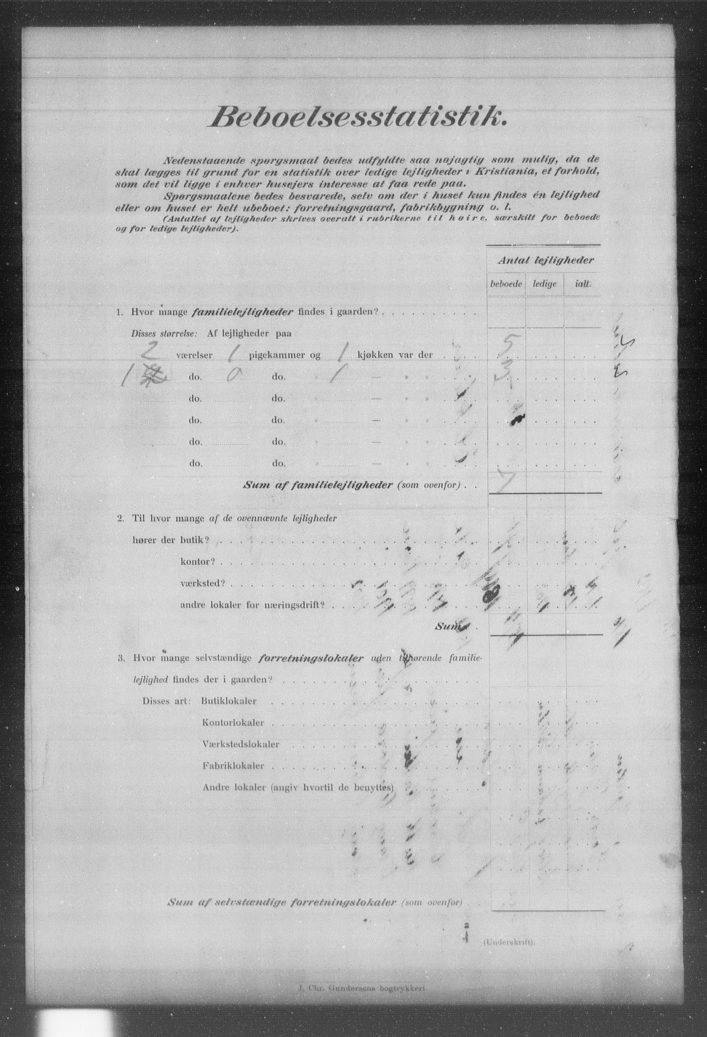 OBA, Kommunal folketelling 31.12.1903 for Kristiania kjøpstad, 1903, s. 12602